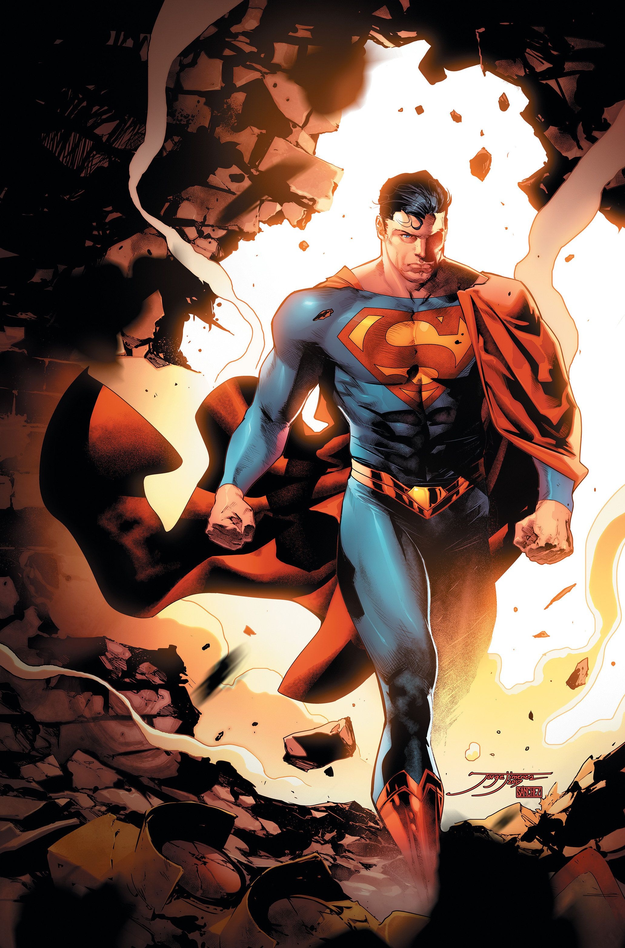 Superman, House of El emblem, Jorge Jimenez artwork, HD Phone wallpaper