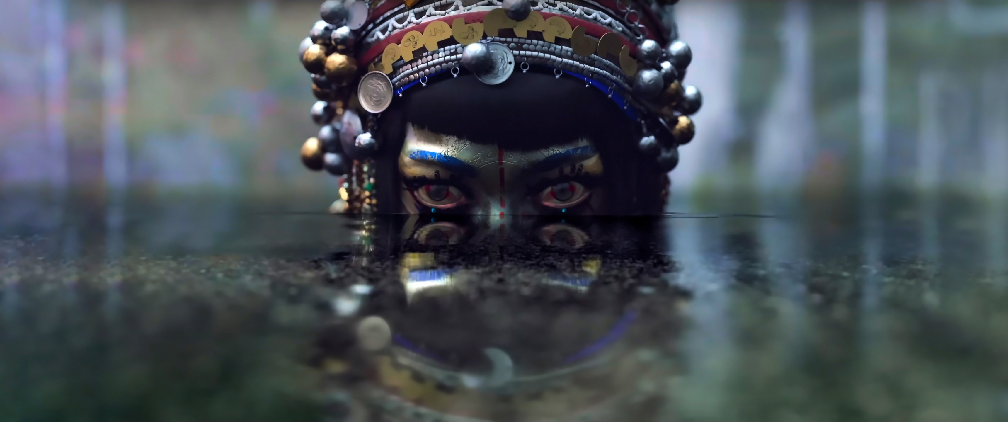 Jibaro, Manipulated screencapture, 3440x1440 Dual Screen Desktop