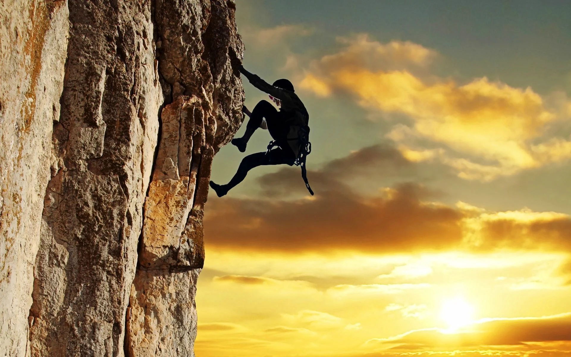 Climbing, Mountain conquerors, Breathtaking wallpapers, Climbing background, 1920x1200 HD Desktop
