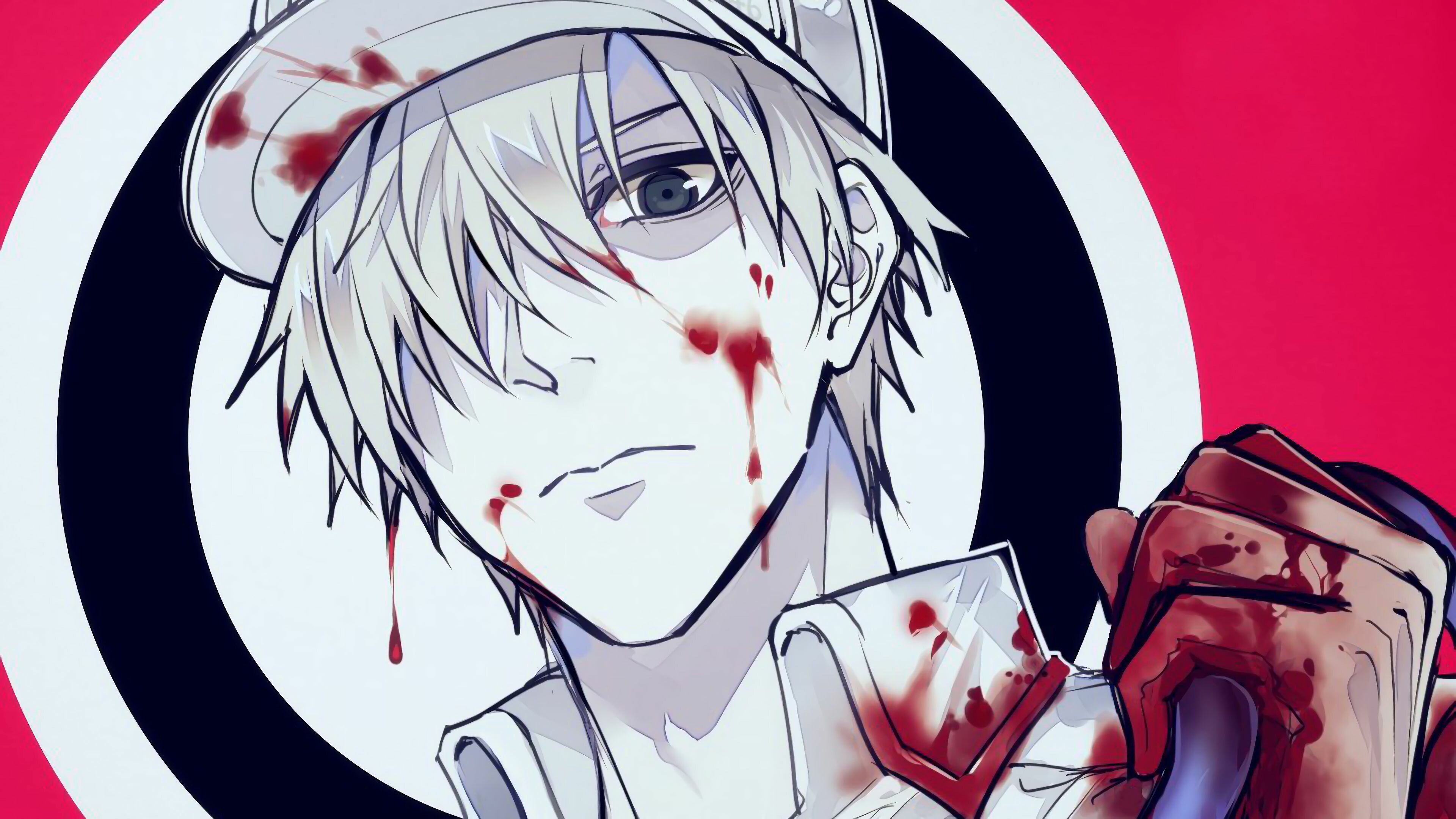 Cells at Work! Code Black, White blood cell, Backgrounds, Work wallpapers, 3840x2160 4K Desktop