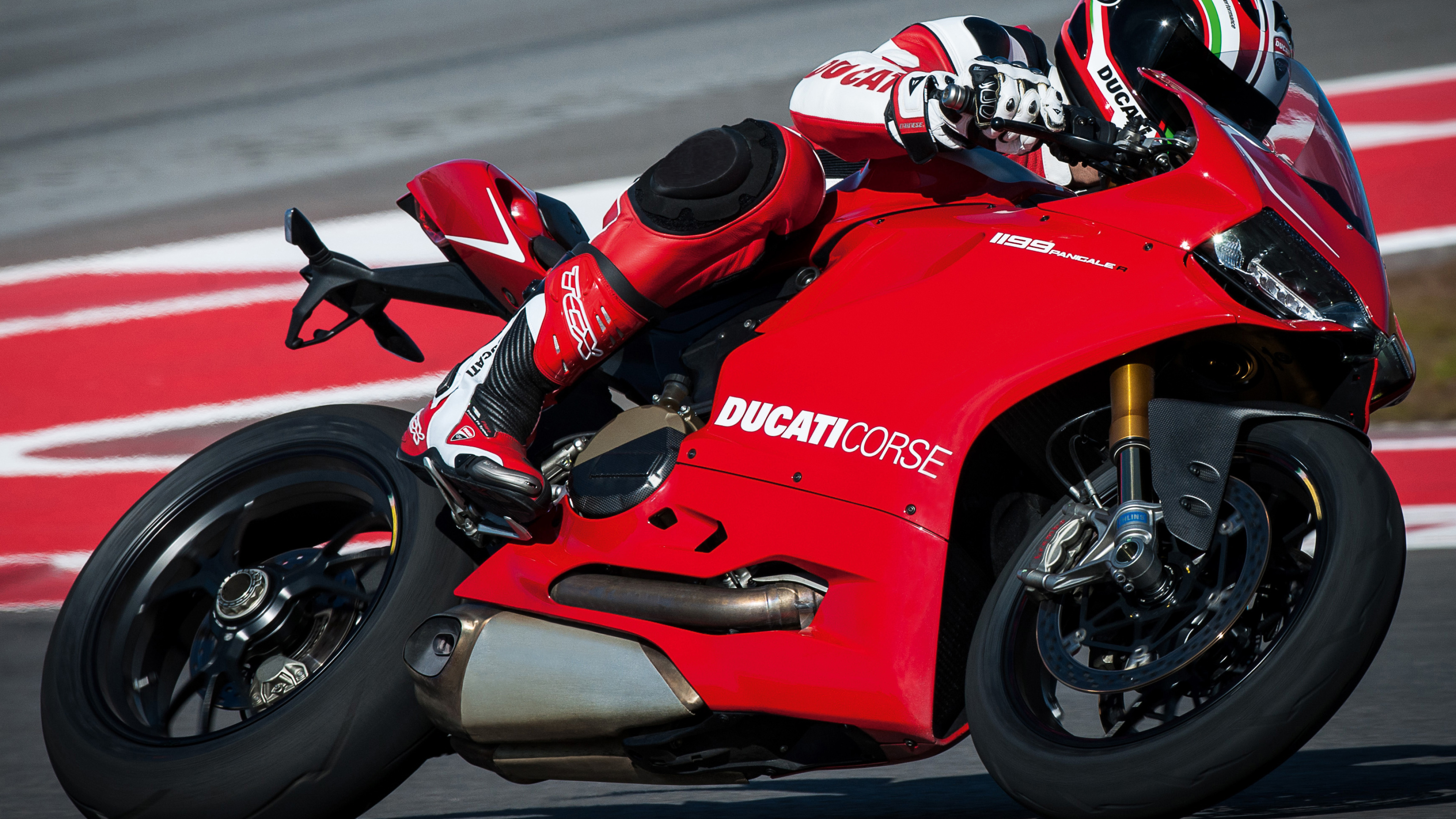 Ducati Corse Racing Team, Superbikes Wallpaper, 3840x2160 4K Desktop