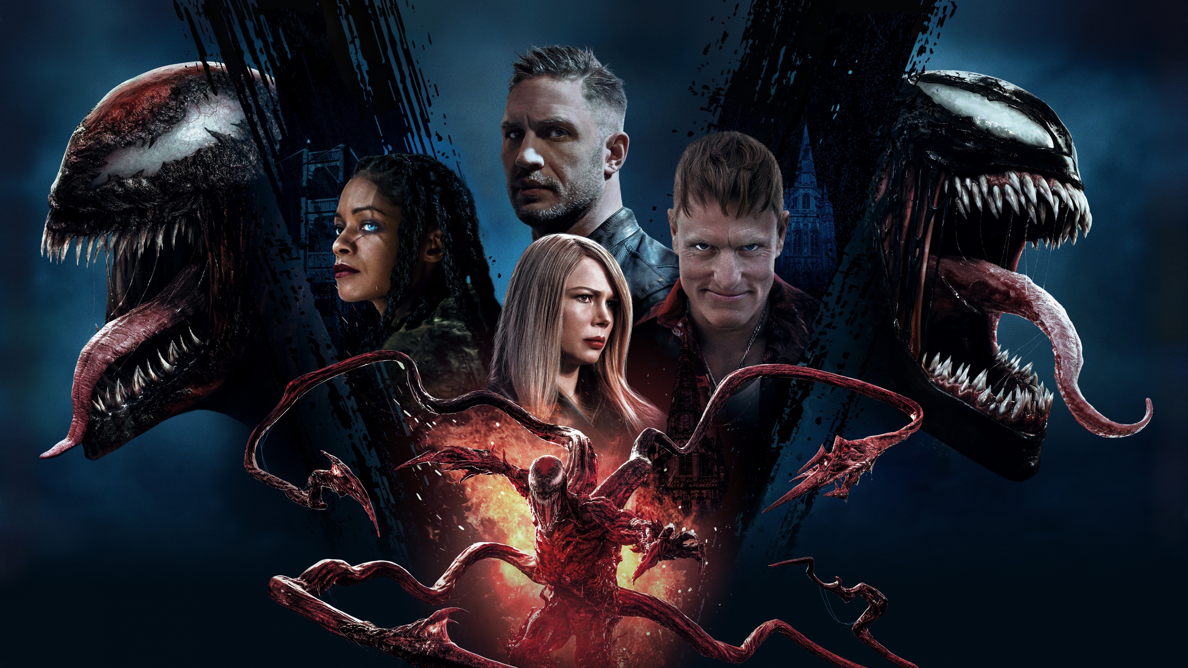 Michelle Williams, Venom Let There Be Carnage, Woody Harrelson, 3840x2160 4K Desktop
