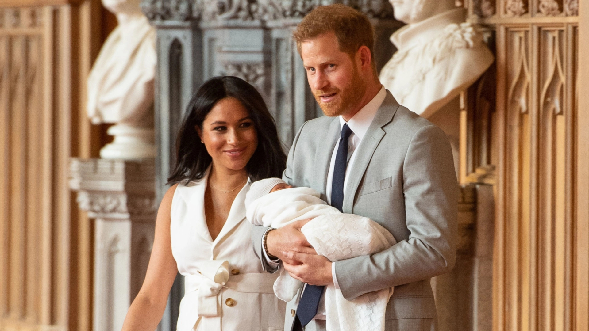 Prince Harry, Meghan Markle, Baby Archie, Heartwarming photo, 1920x1080 Full HD Desktop