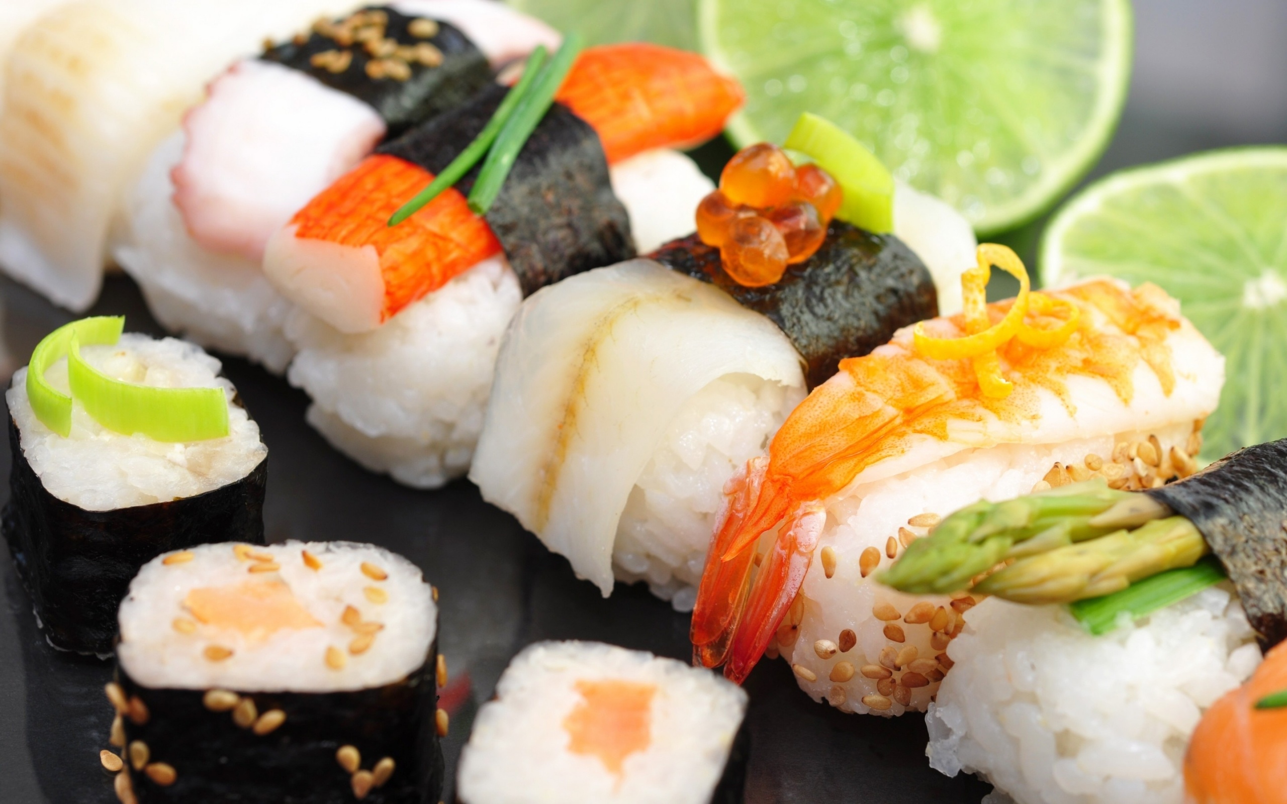 Sushi delicacy, Wallpaper download, Tempting image, Indulgence, 2560x1600 HD Desktop