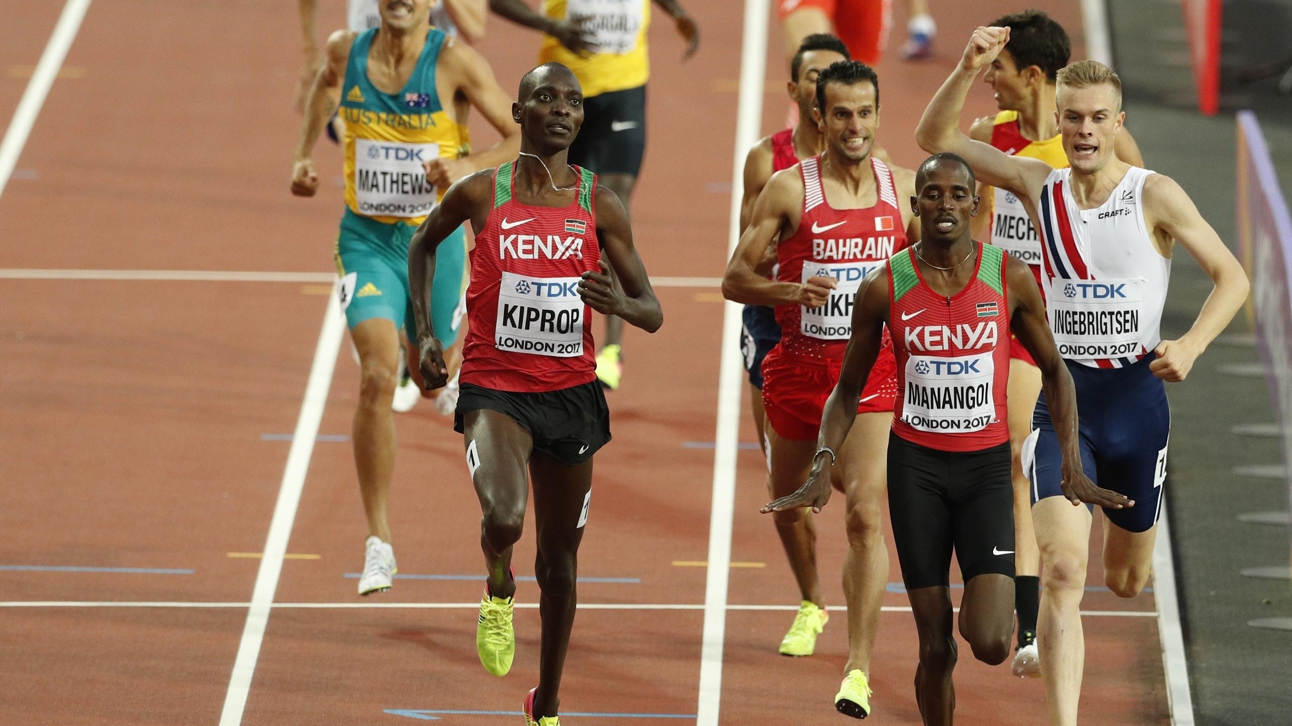 Filip Ingebrigtsen, Asbel Kiprop, El Guerrouj's crowns, Eurosport, 2560x1440 HD Desktop