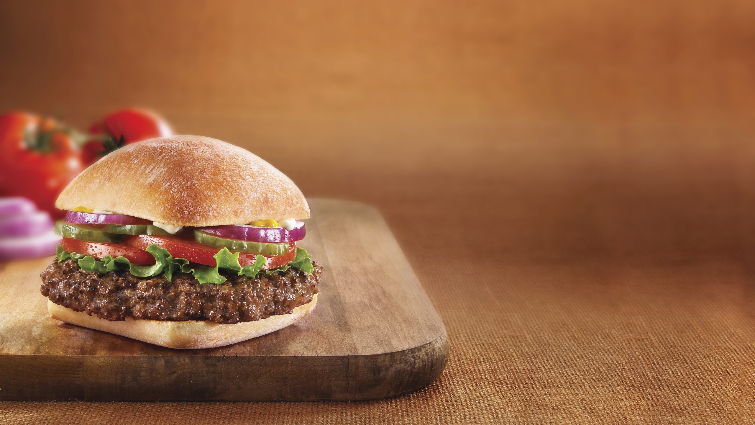 Wonderful hamburger wallpaper, Irresistible visuals, Flavorful, Delicious, 2560x1440 HD Desktop