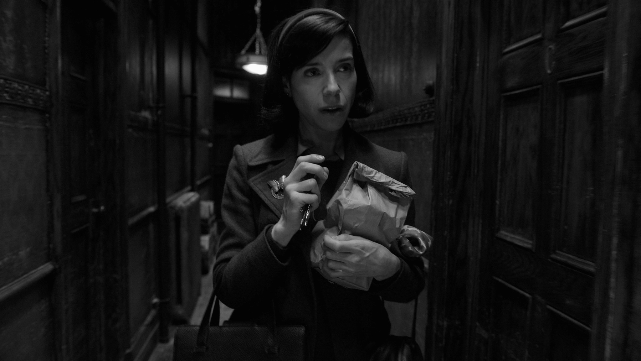 The Shape of Water, Black and White, 2050x1160 HD Desktop