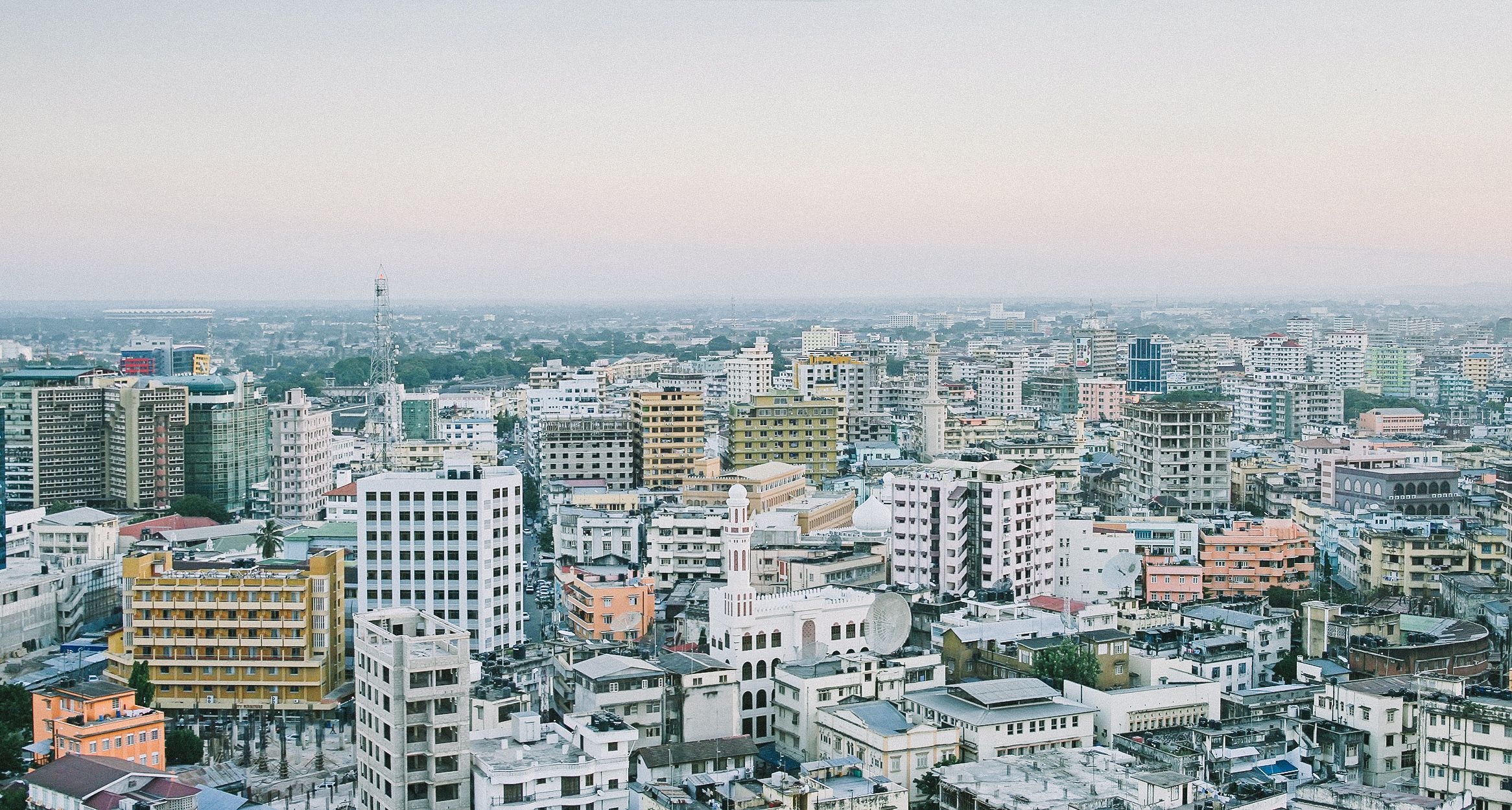 Dar es Salaam Wallpapers, Tanzania, City skyline, 2340x1250 HD Desktop