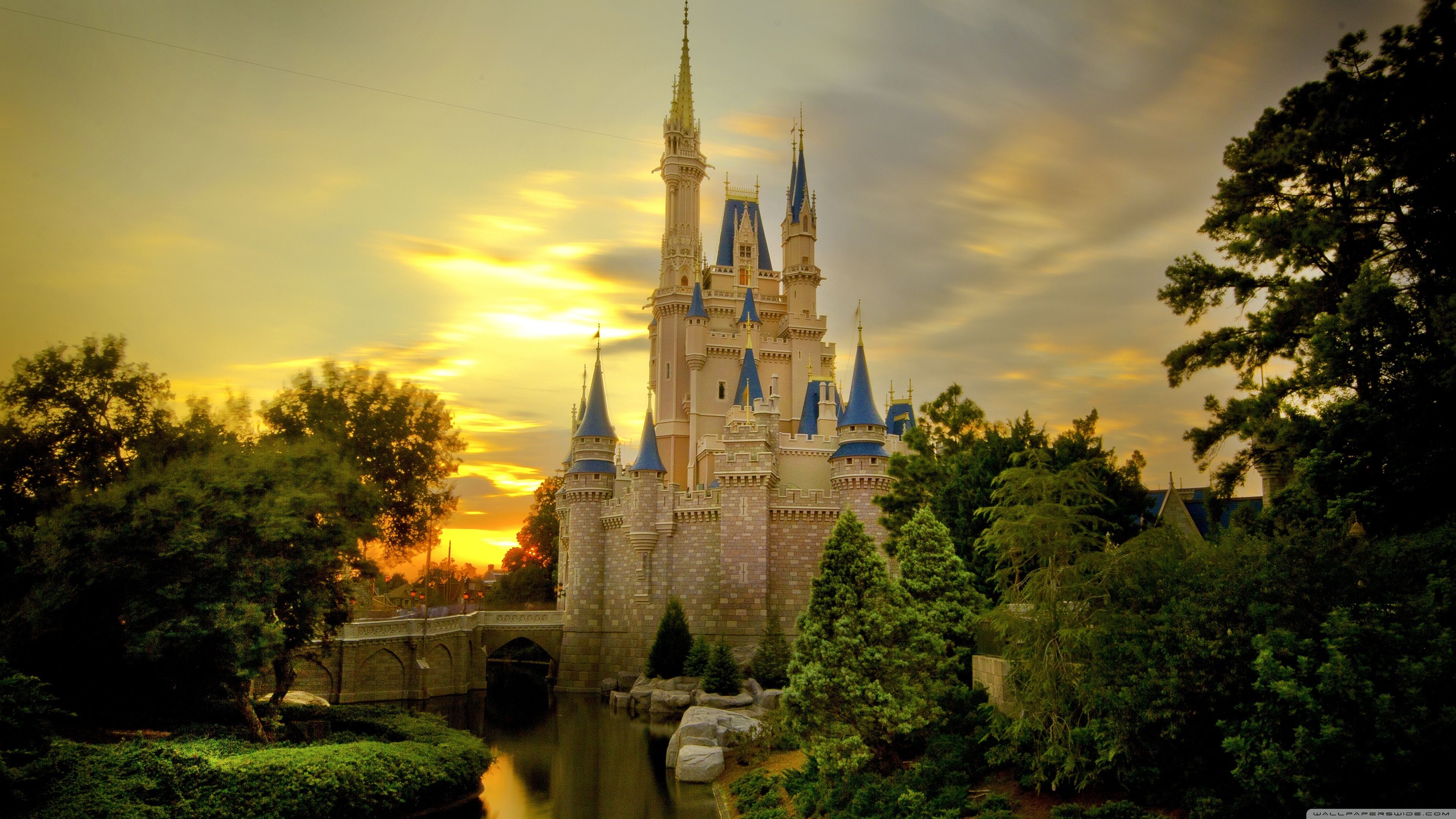 Walt Disney World, Castles Wallpaper, 3840x2160 4K Desktop