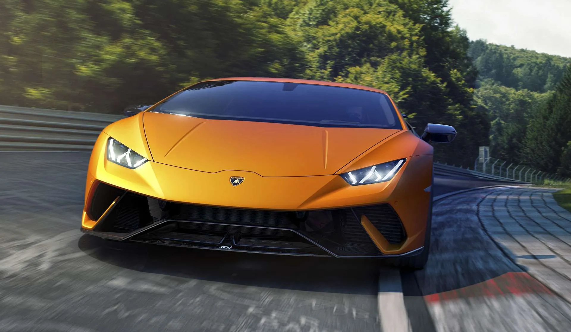 Lamborghini Huracan, Performante model, Aventador comparison, Sports car showdown, 1920x1120 HD Desktop