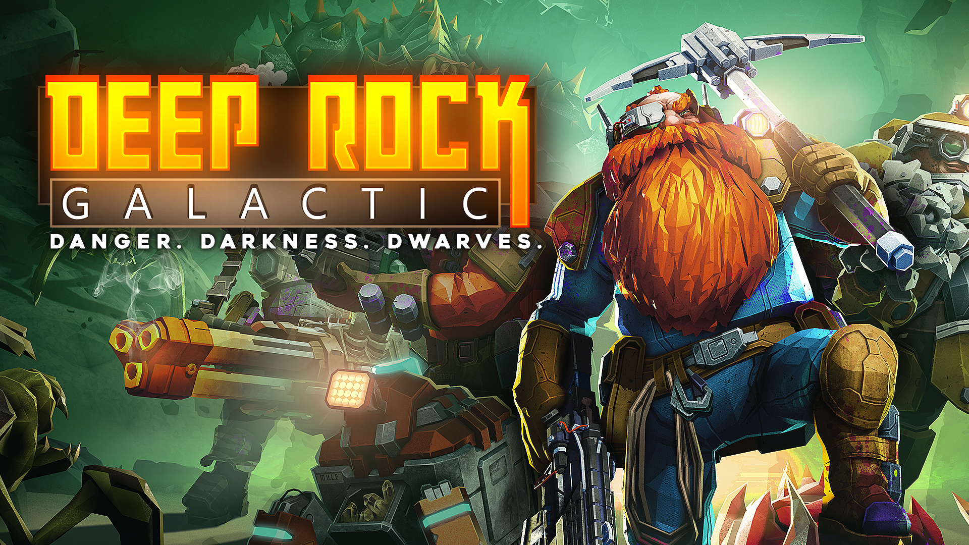 Deep Rock Galactic, Xbox One achievements, Windows 10 support, Milestone accomplishments, 1920x1080 Full HD Desktop