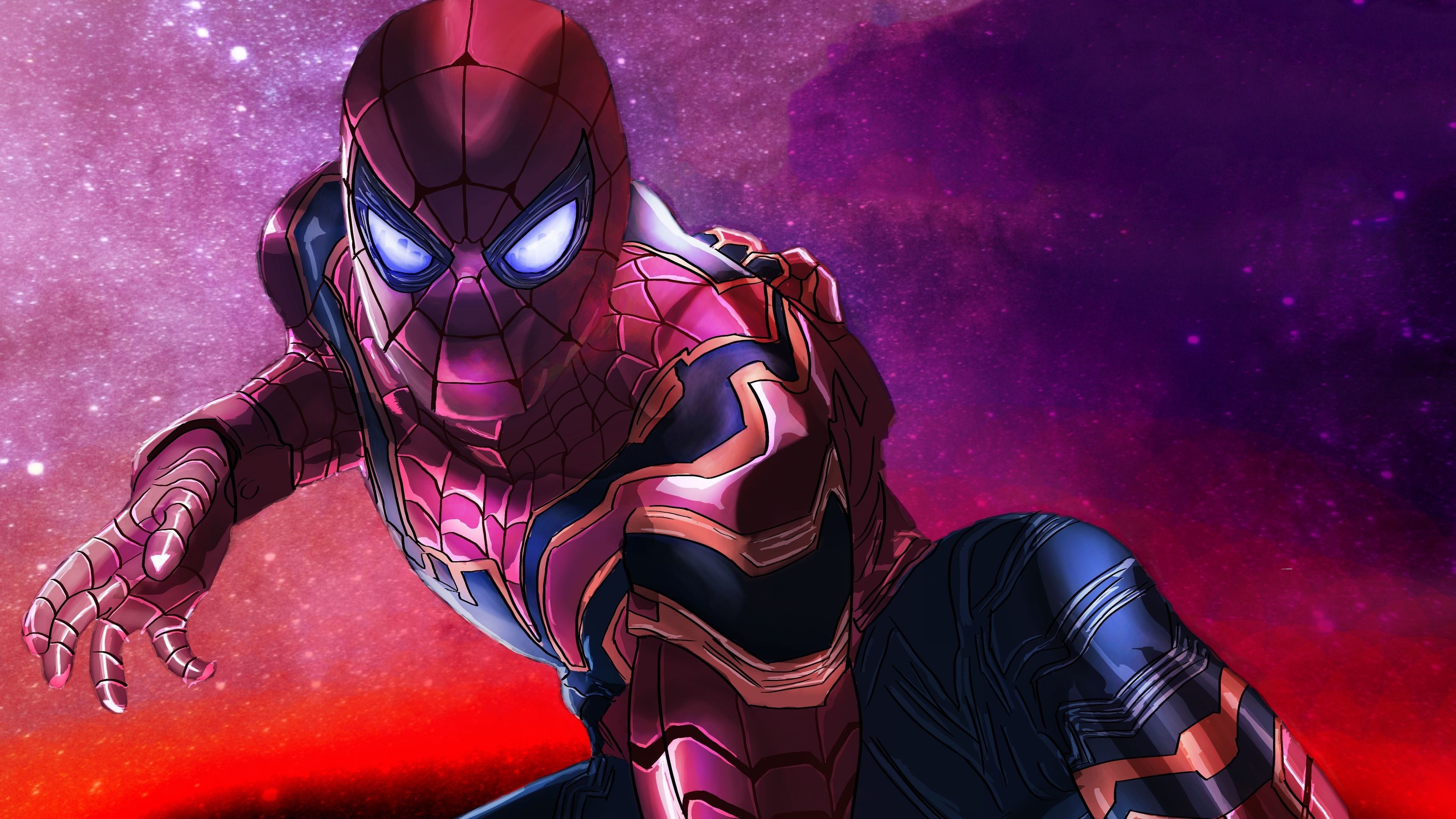 Iron Spider, Super Heroes Wallpaper, 3840x2160 4K Desktop