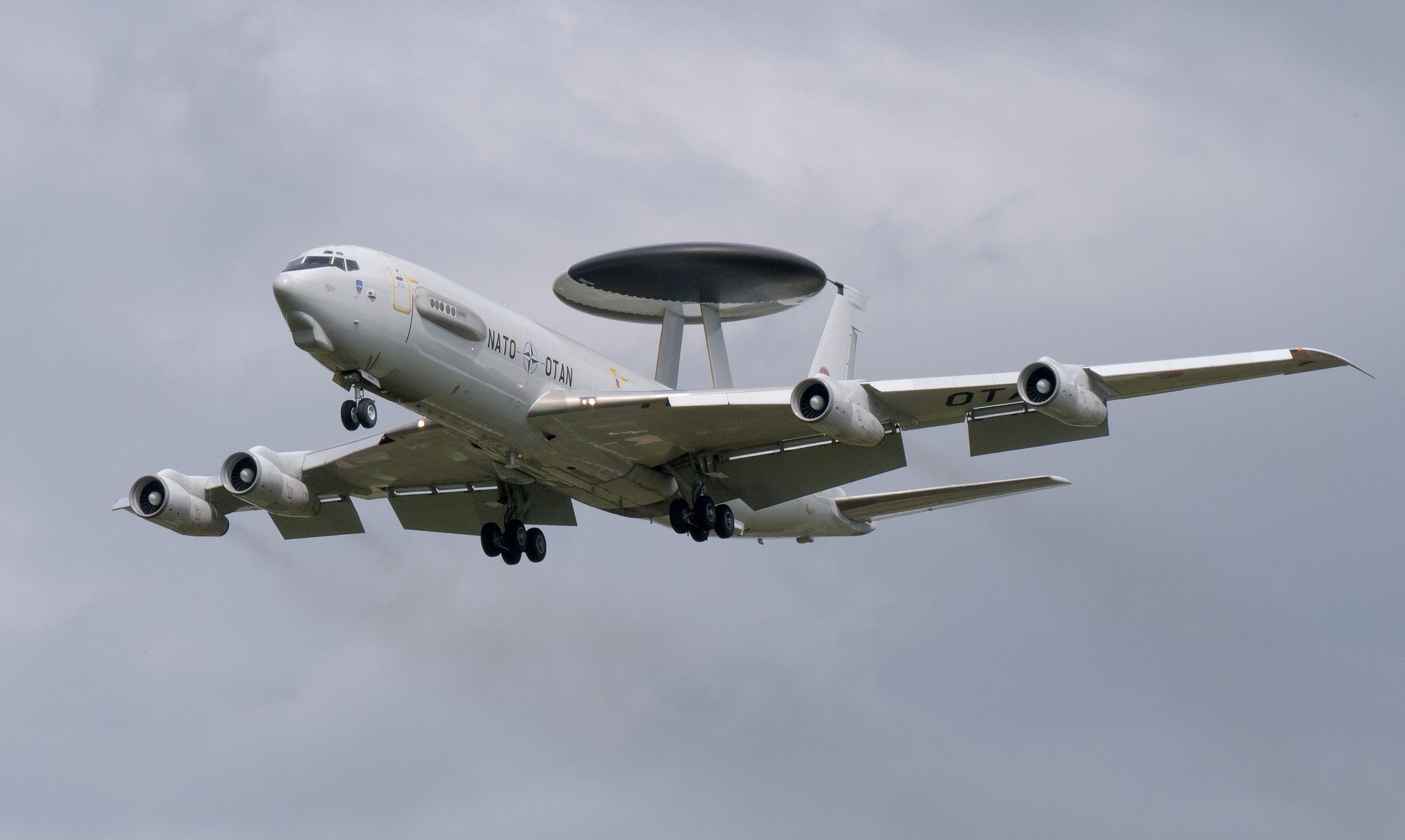 1977 Boeing E-3 Sentry aircrafts AWACS radar Military us-air-force wallpaper | | 455647 2050x1230