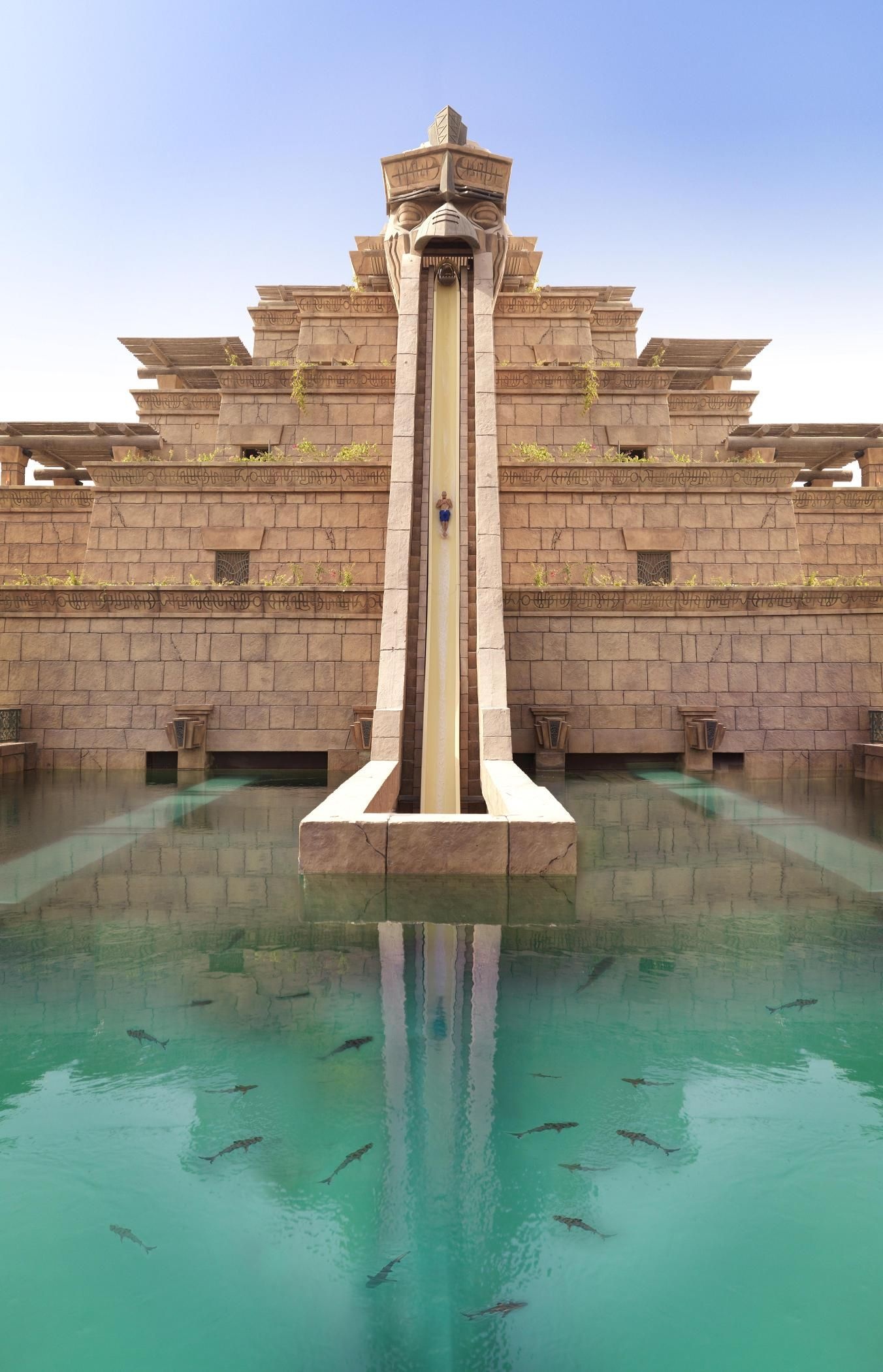 Atlantis Aquaventure Dubai, Waterpark Wallpaper, 1360x2100 HD Phone