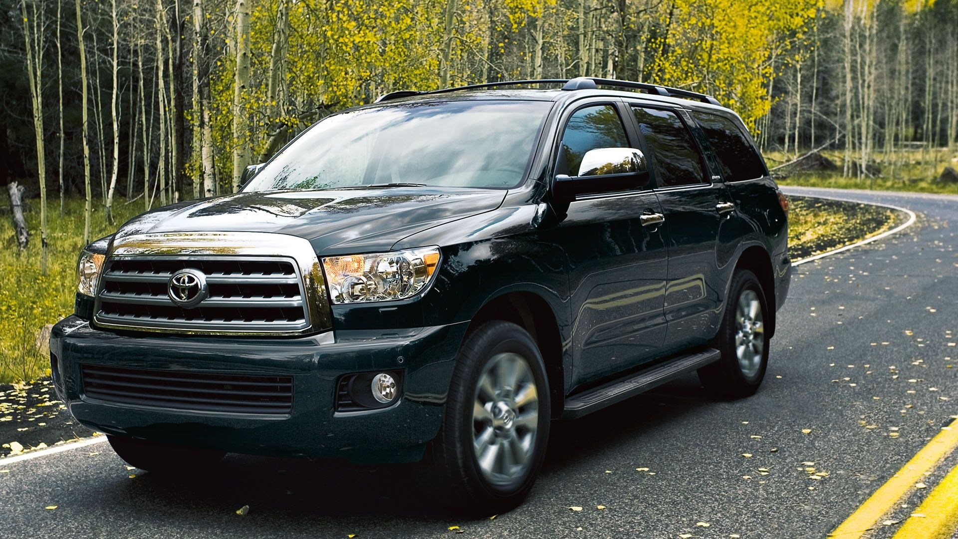 Toyota Sequoia, Eye-catching design, Reliable performance, Adventure ready, 1920x1080 Full HD Desktop