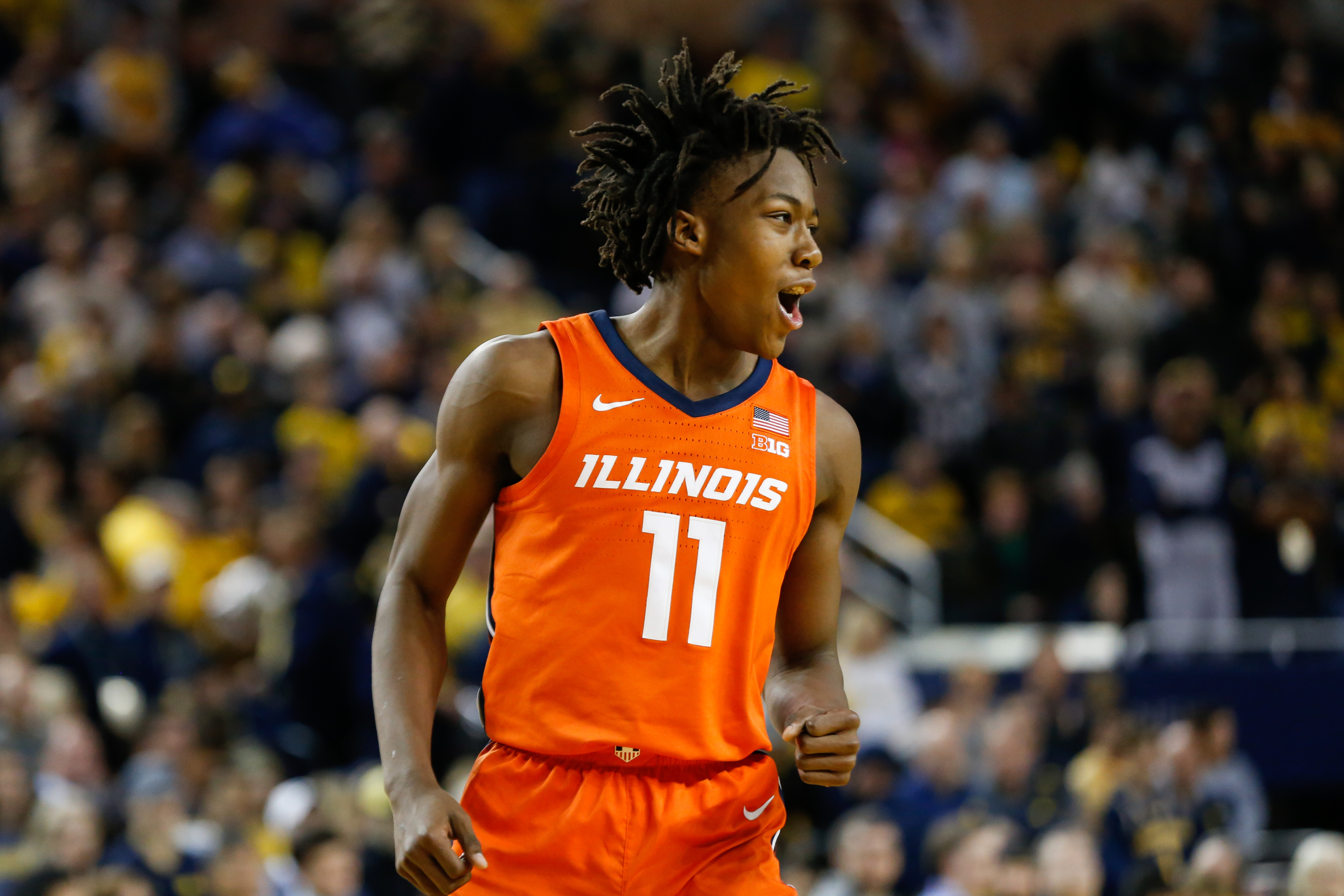 Ayo Dosunmu, Illinois Fighting Illini Basketball Wallpaper, 3200x2140 HD Desktop