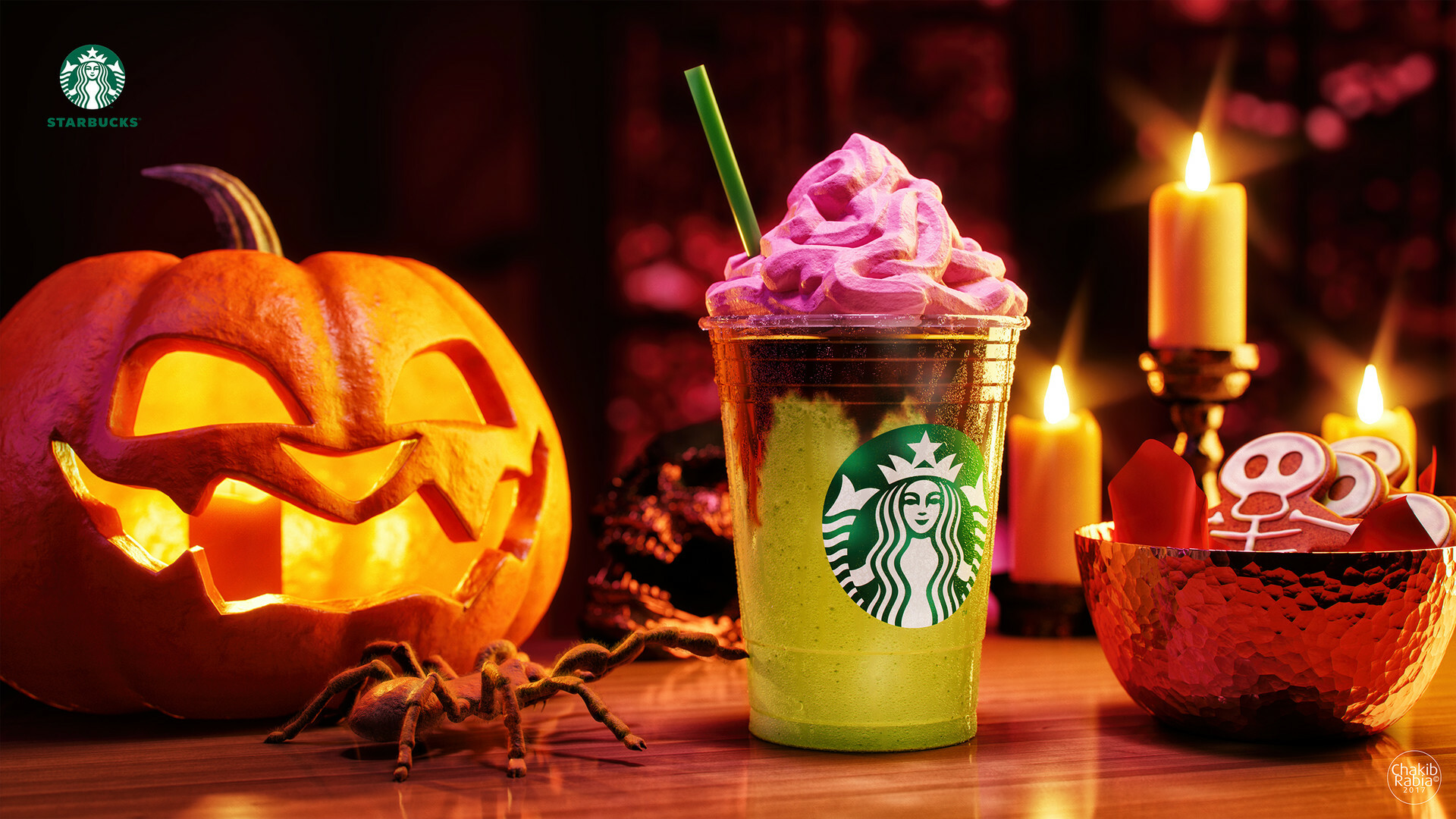 Zombie Frappuccino, Starbucks Wallpaper, 1920x1080 Full HD Desktop