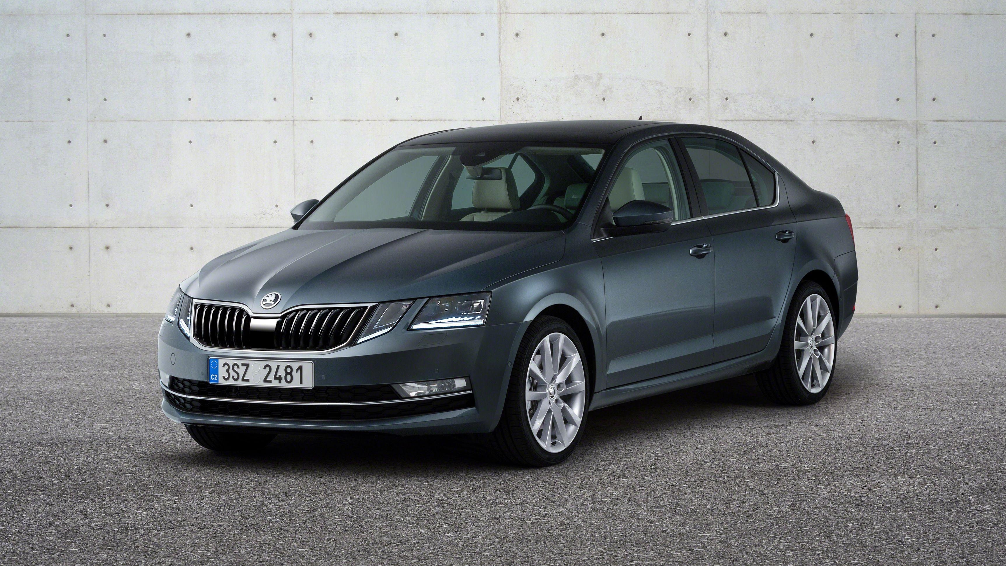 Skoda Octavia, Top-quality wallpapers, Premium sedan, Stylish design, 3450x1940 HD Desktop