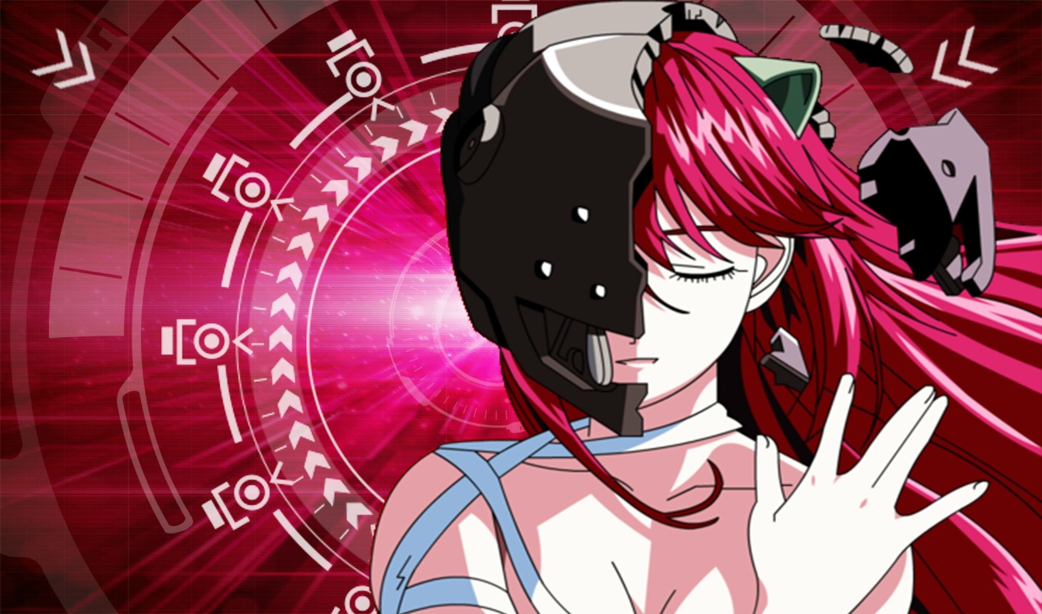 Elfen Lied, Anime, Wallpaper illustration, Kmaco, 2050x1210 HD Desktop