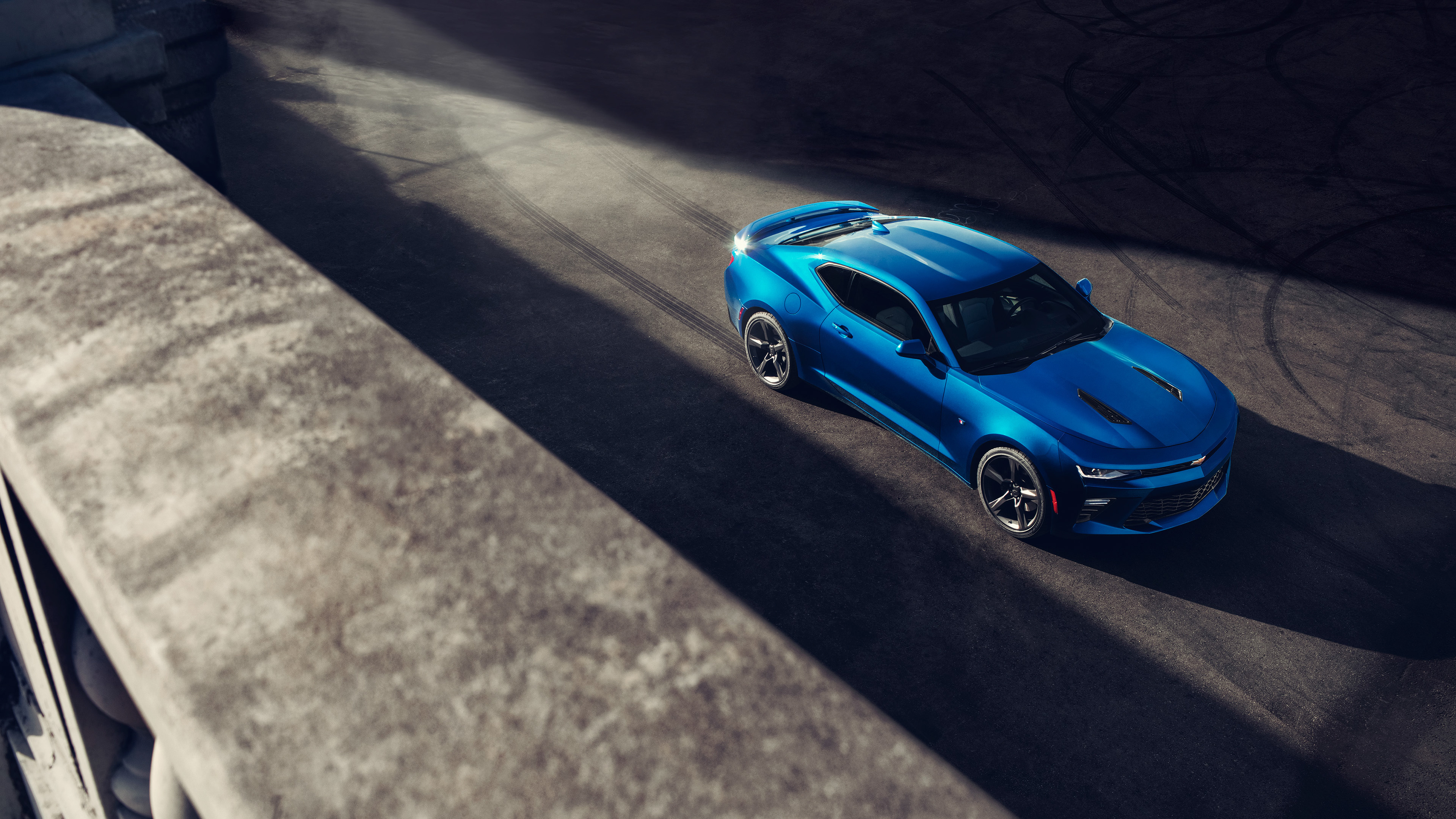 Camaro SS Top View, Camaro ZL1 Wallpaper, 3840x2160 4K Desktop
