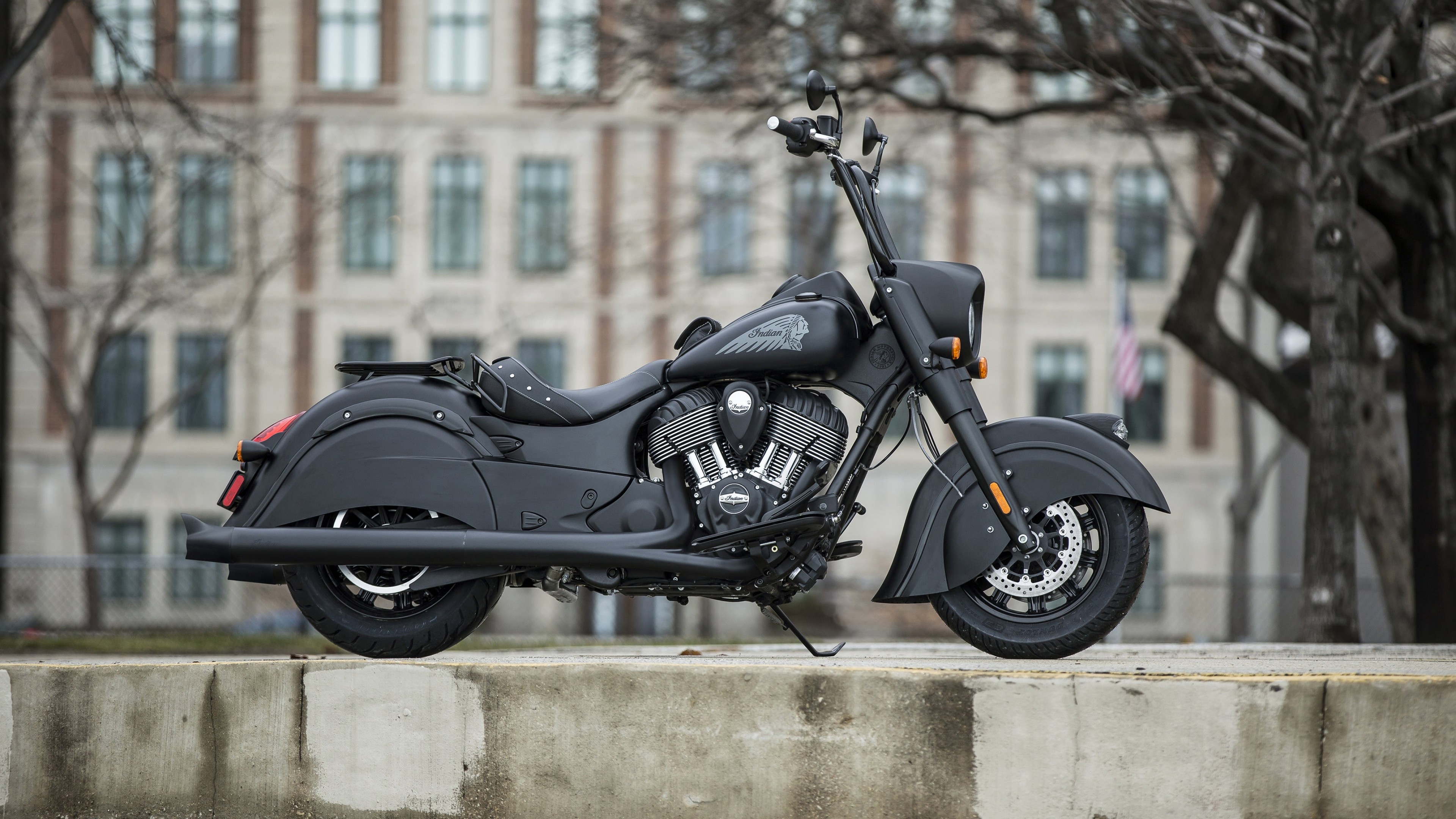 Shief Dark Horse, Indian Motorcycles Wallpaper, 3840x2160 4K Desktop