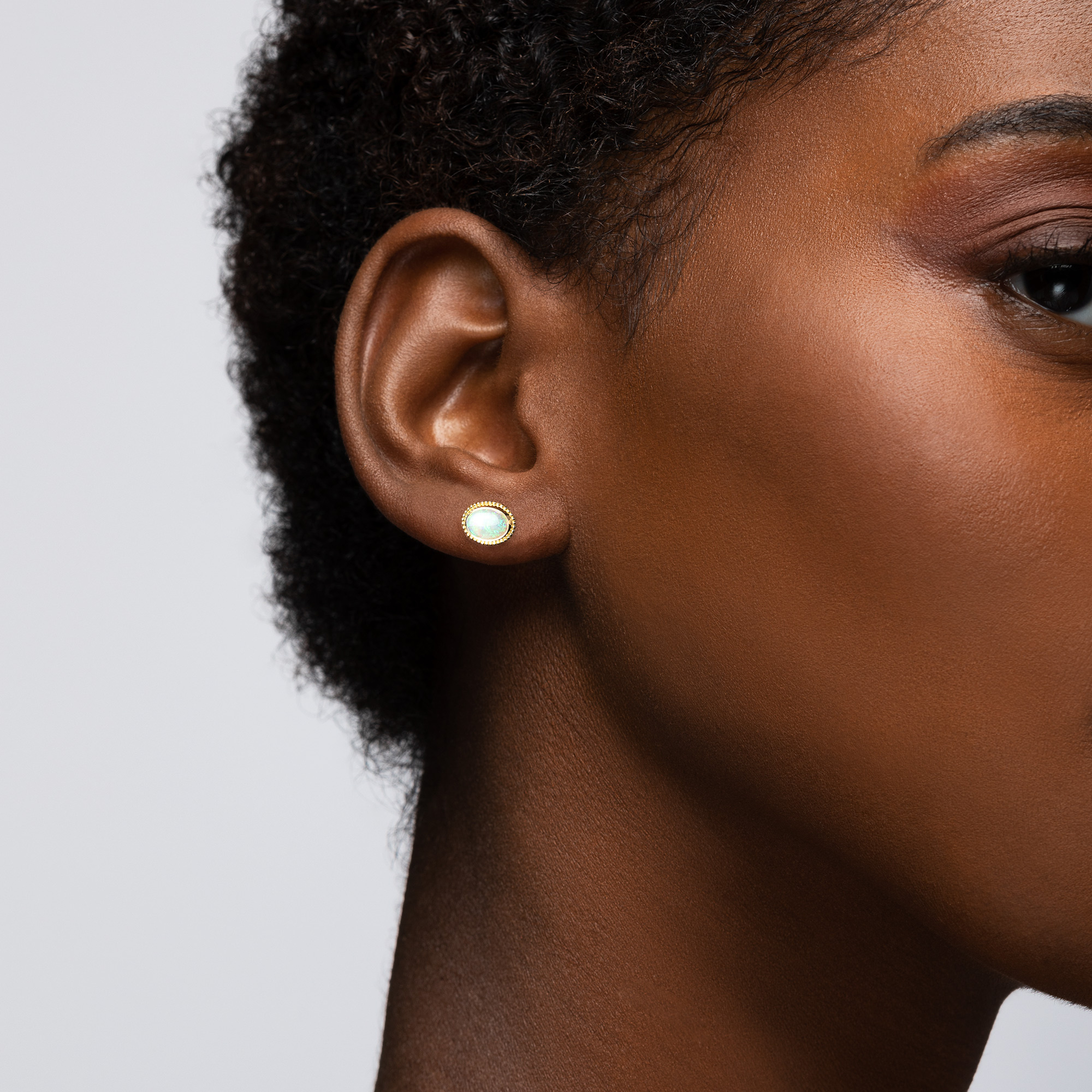 Yellow Gold and Opal, Earrings Wallpaper, 2000x2000 HD Phone