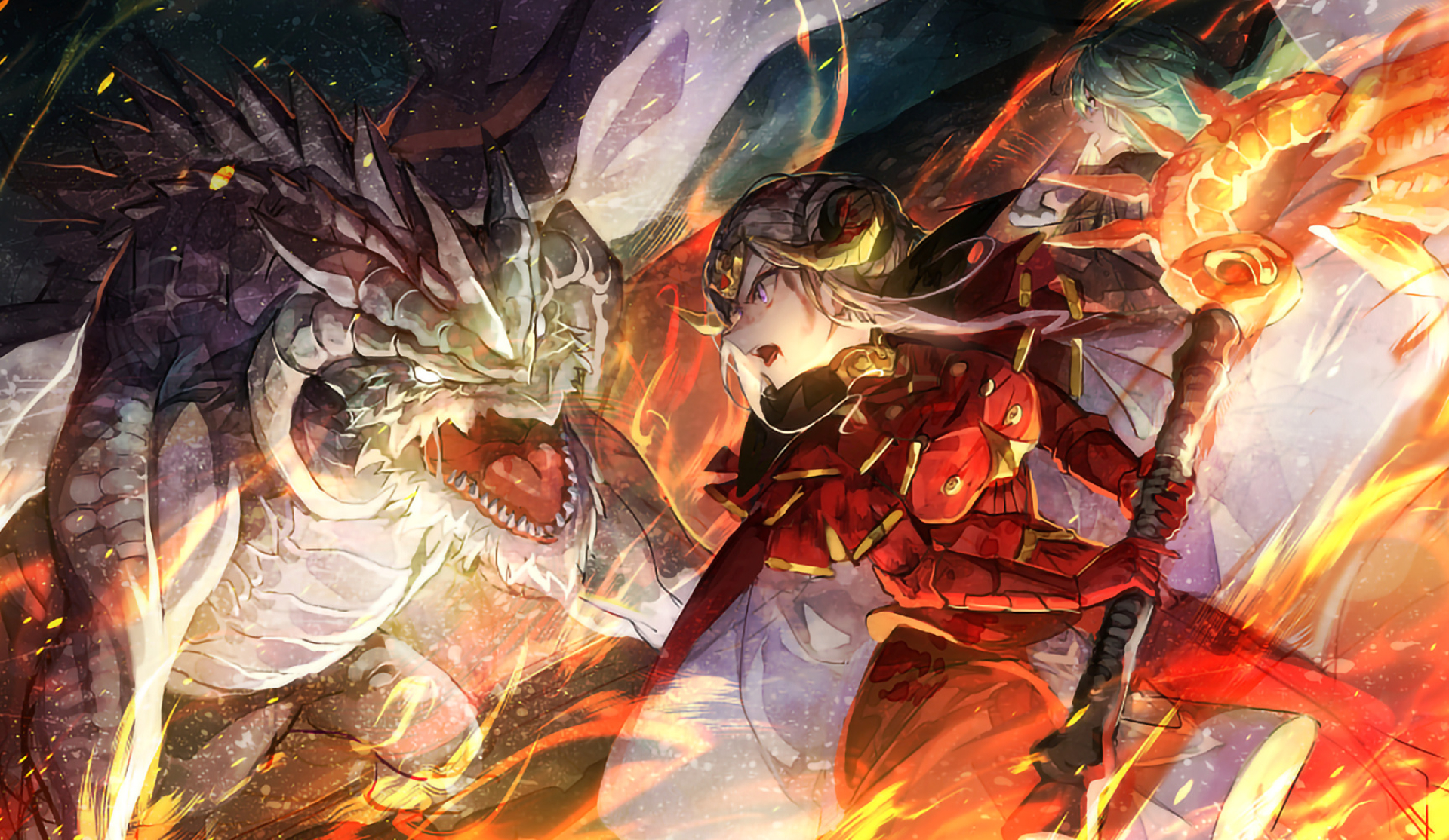 Edelgard Fire Emblem, High-definition wallpapers, Striking artwork, Emblem's fierce warrior, 1920x1120 HD Desktop