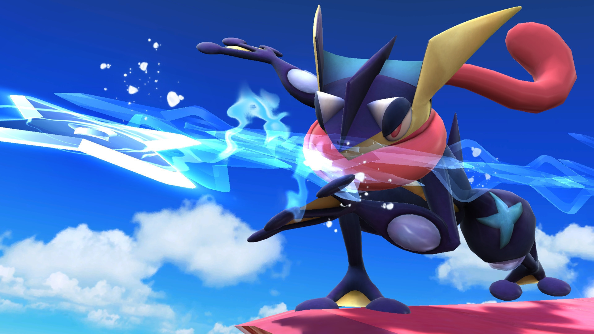 Greninja HD wallpapers, Posted by Ryan Anderson, Gaming favorite, Dynamic Pokmon, 1920x1080 Full HD Desktop