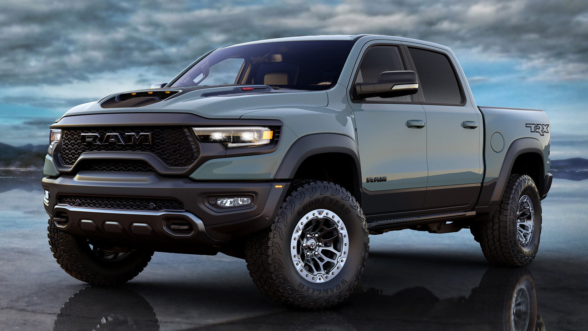 2021 Ram 1500 TRX, Powerful performance, Luxury pickup, Unmatched strength, 1920x1080 Full HD Desktop