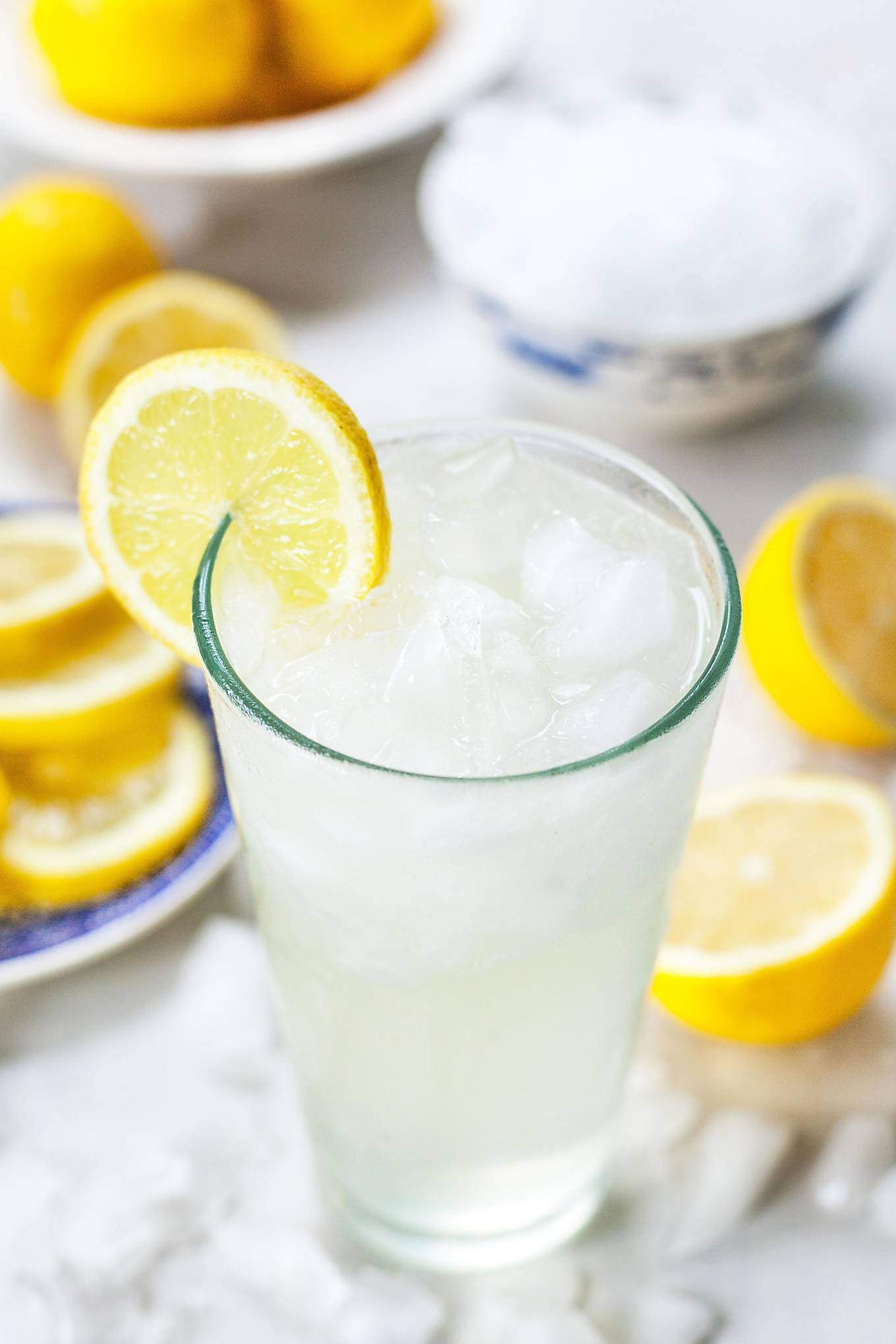 Individual serving, Freshly squeezed lemon, Homemade lemonade, Refreshing summer drink, 1360x2040 HD Phone
