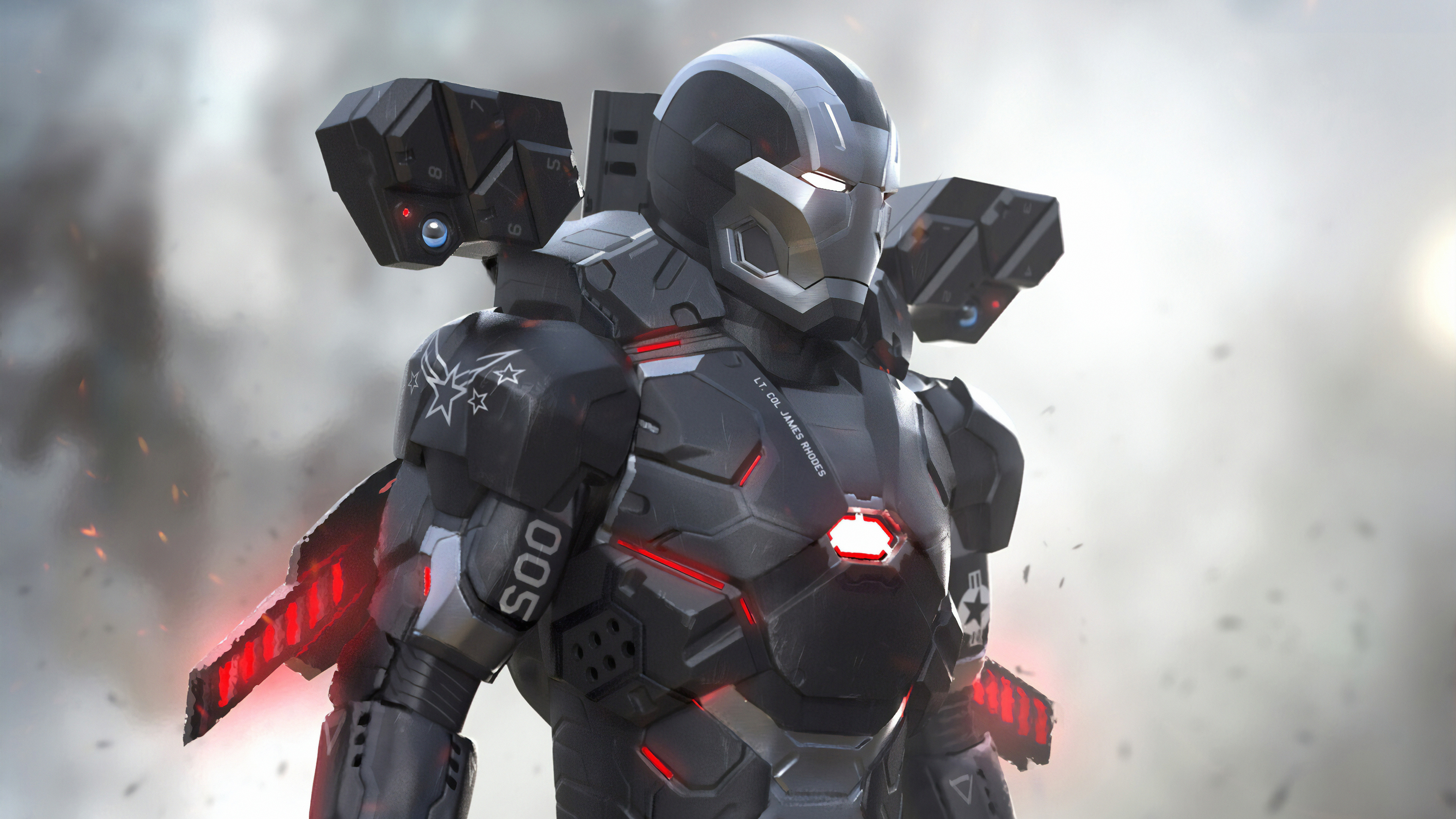 War Machine, Marvel movies, 4K Ultra HD, Wallpaper, 3840x2160 4K Desktop