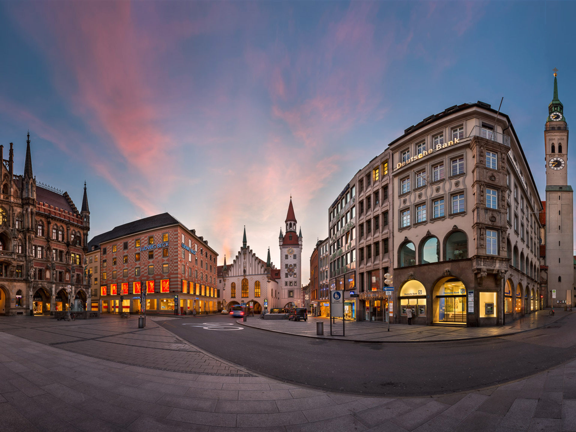 Marienplatz in Munich, City, Desktop, HD, 1920x1440 HD Desktop