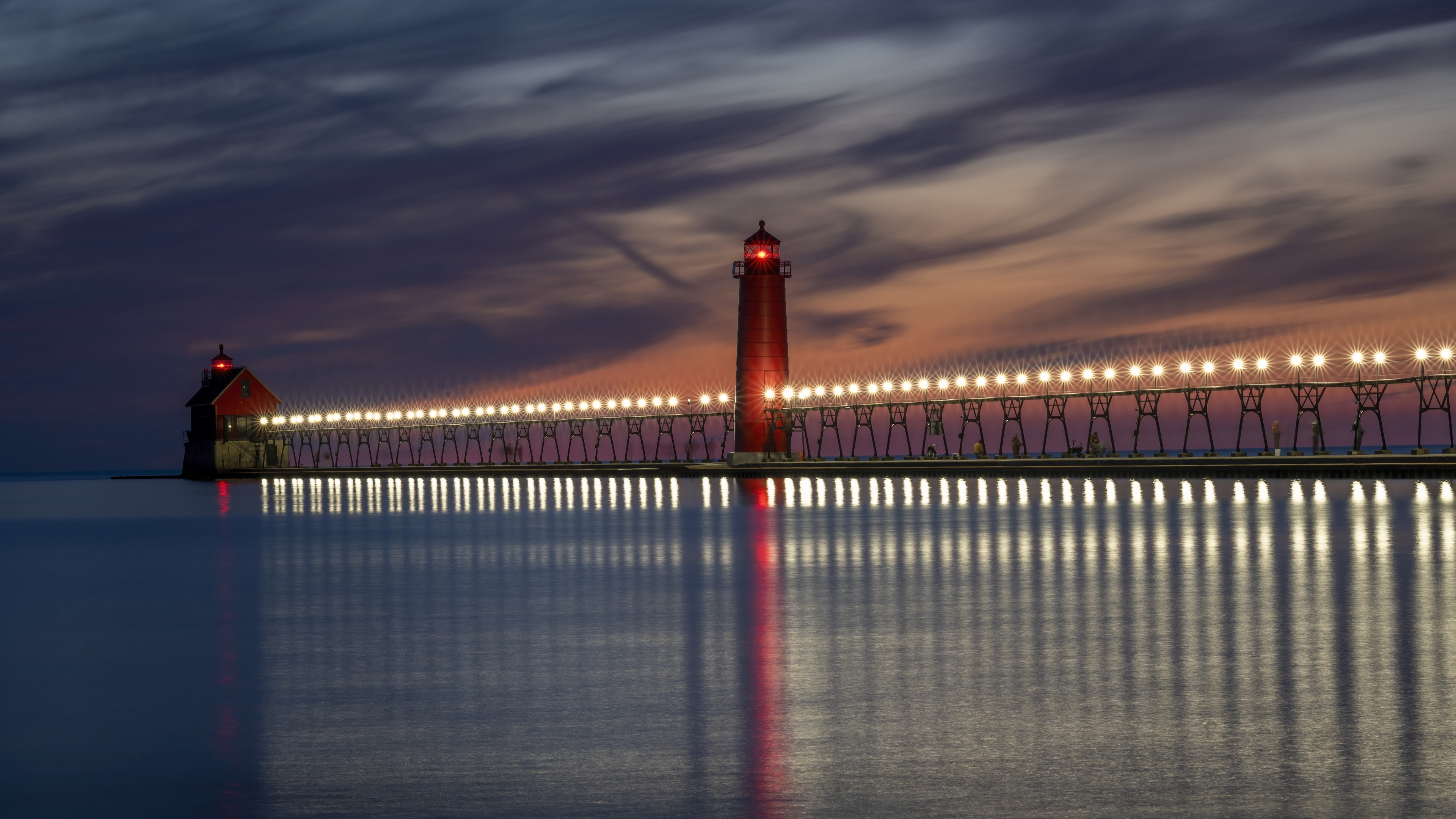 Lake Michigan, Travels, 4k, Hintergrnde, 3840x2160 4K Desktop