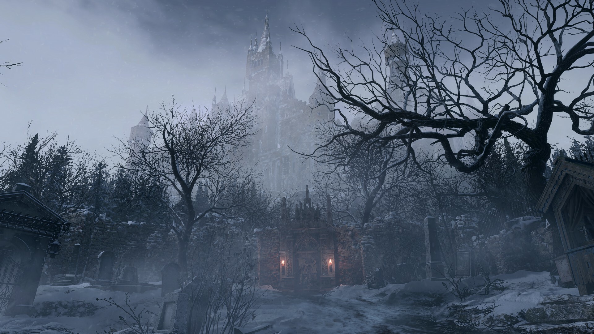 Resident Evil Village, Survival horror, HD wallpaper, Mysterious village, 1920x1080 Full HD Desktop