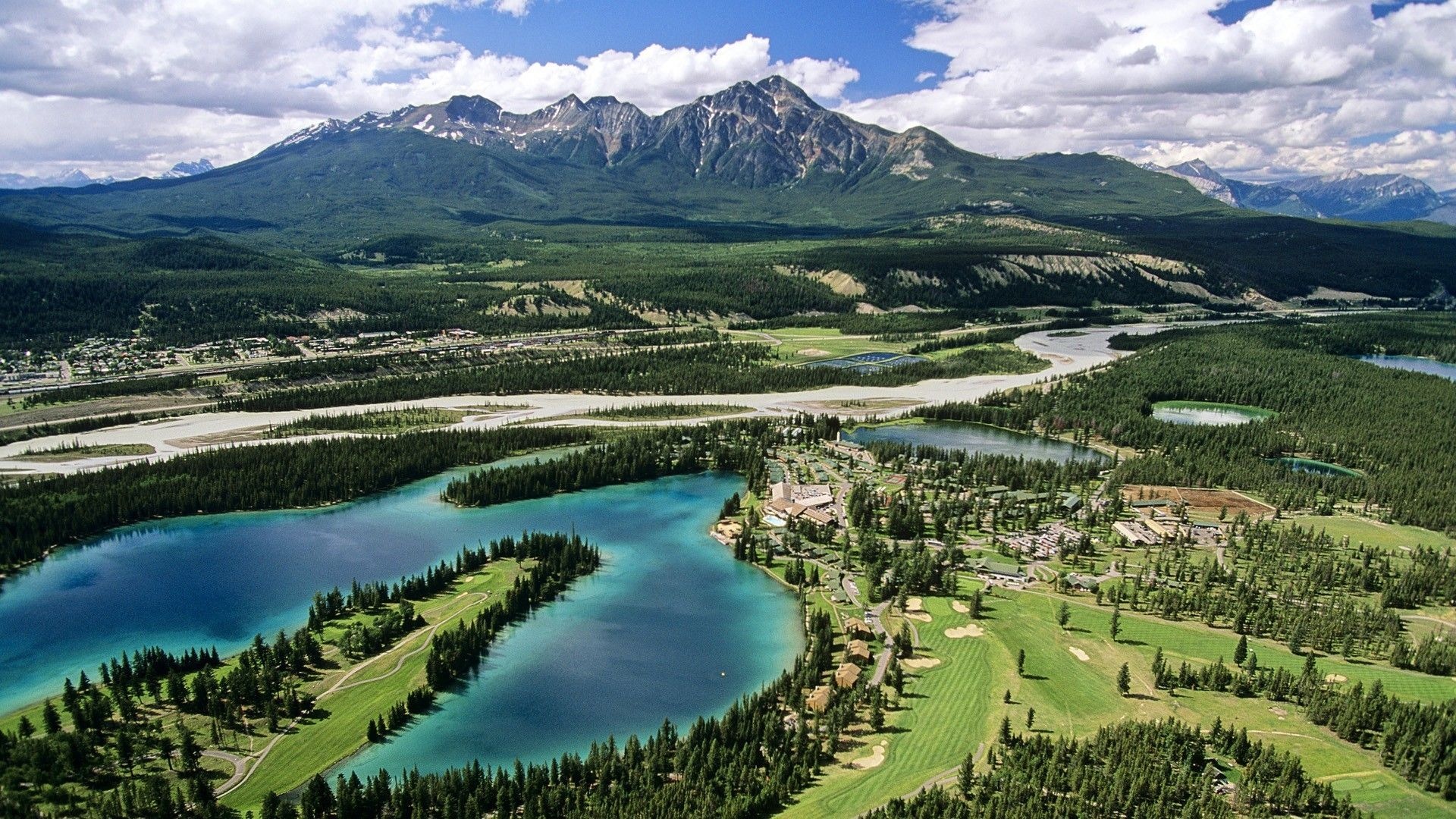 Jasper National Park, Alberta landscapes, HD wallpapers, 1920x1080 Full HD Desktop