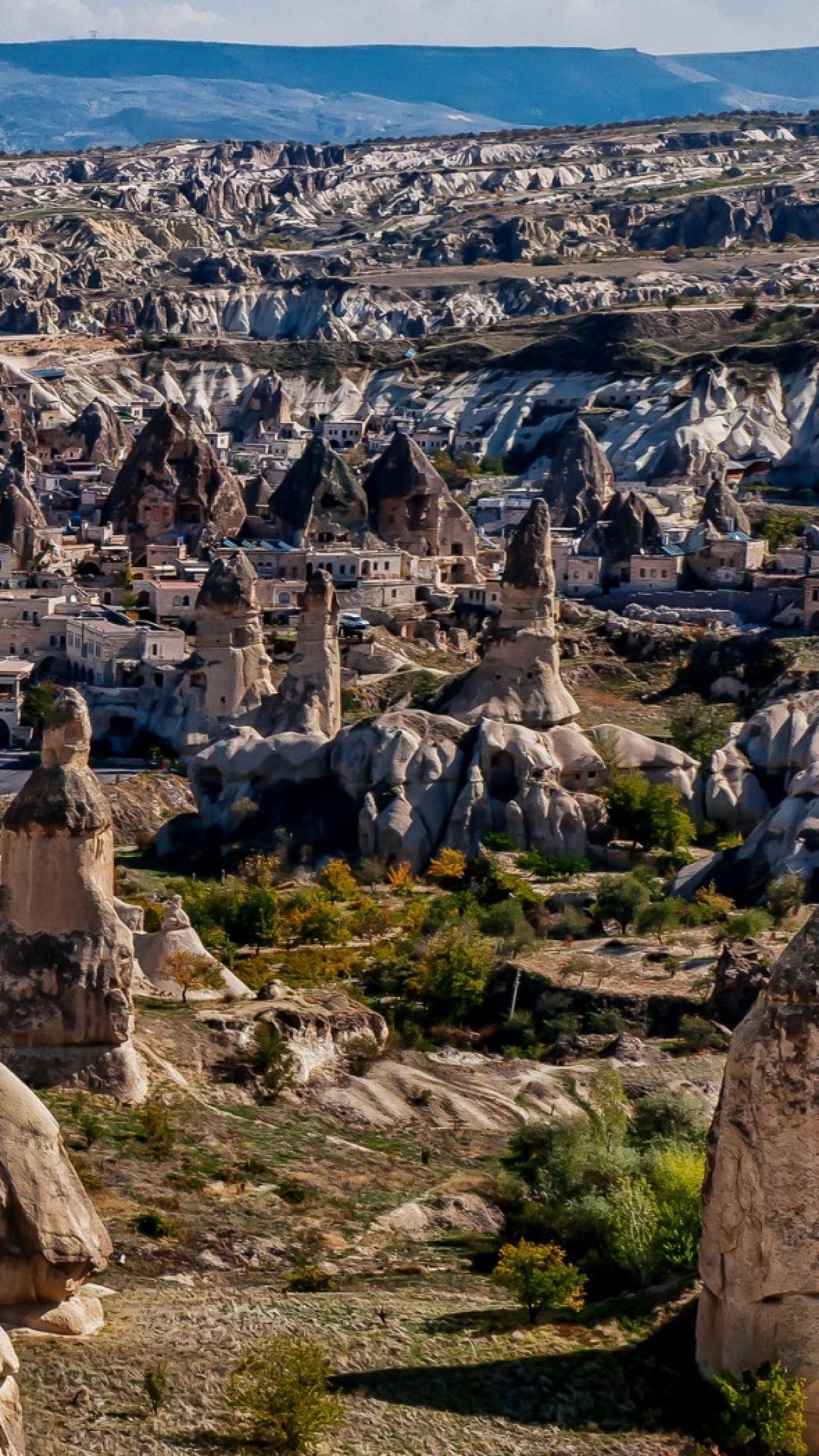 Goreme National Park, Stunning wallpapers, Surreal landscapes, Natural wonder, 1440x2560 HD Phone