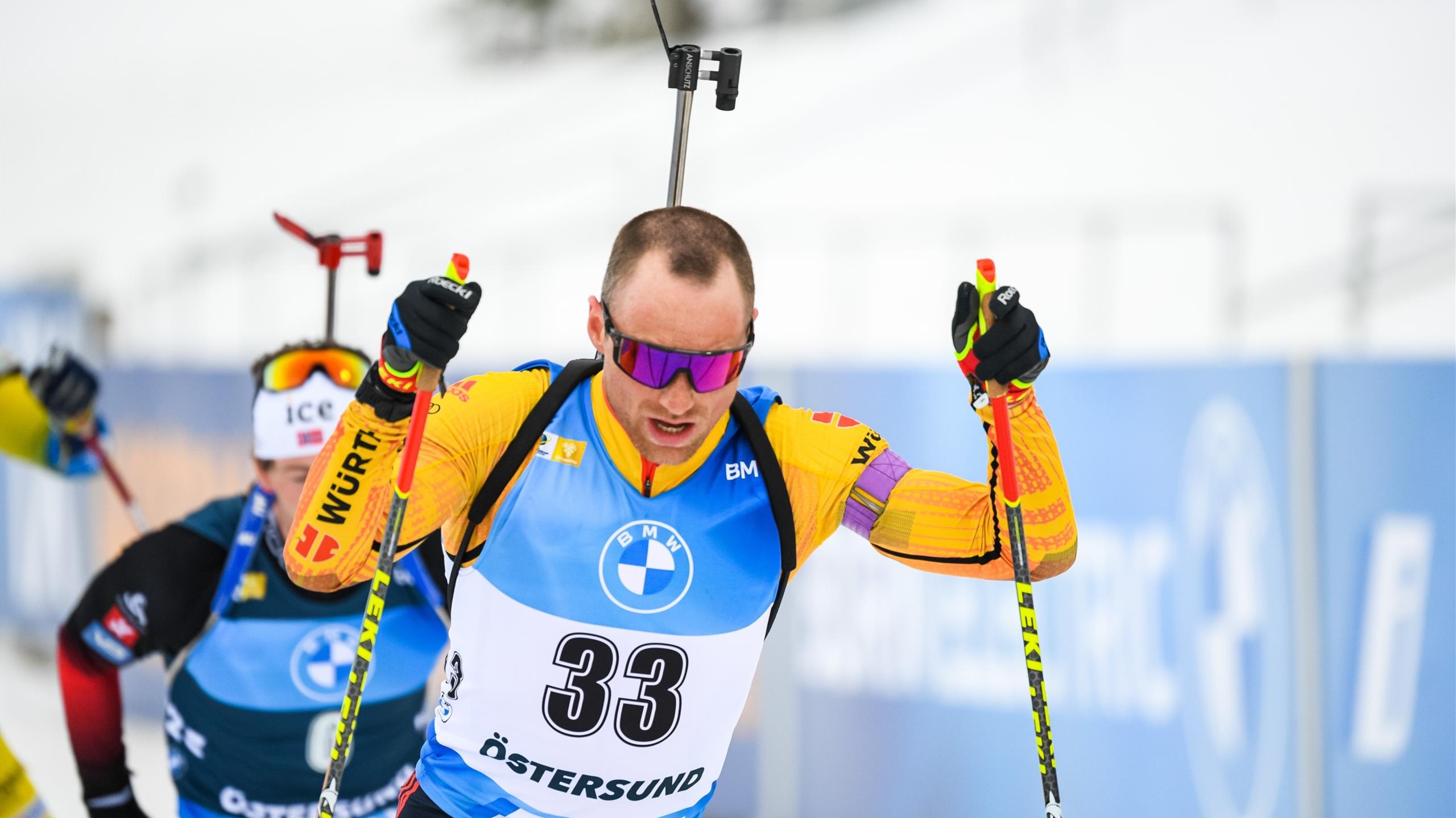 Simon Schempp, Biathlon Wallpaper, 2560x1440 HD Desktop