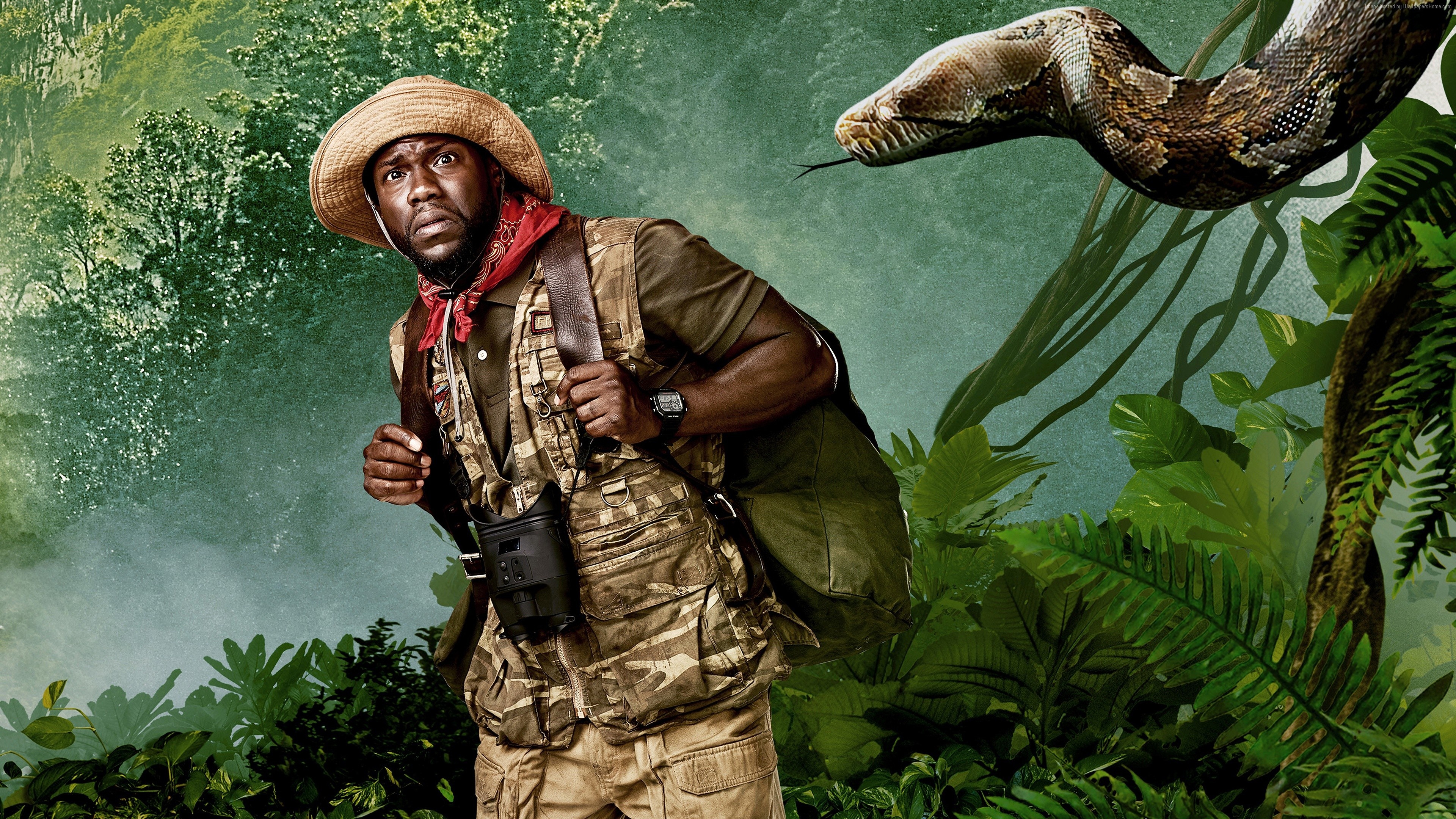 Jumanji: Welcome to the Jungle, Movie, Wallpapers, Adventure, 3840x2160 4K Desktop
