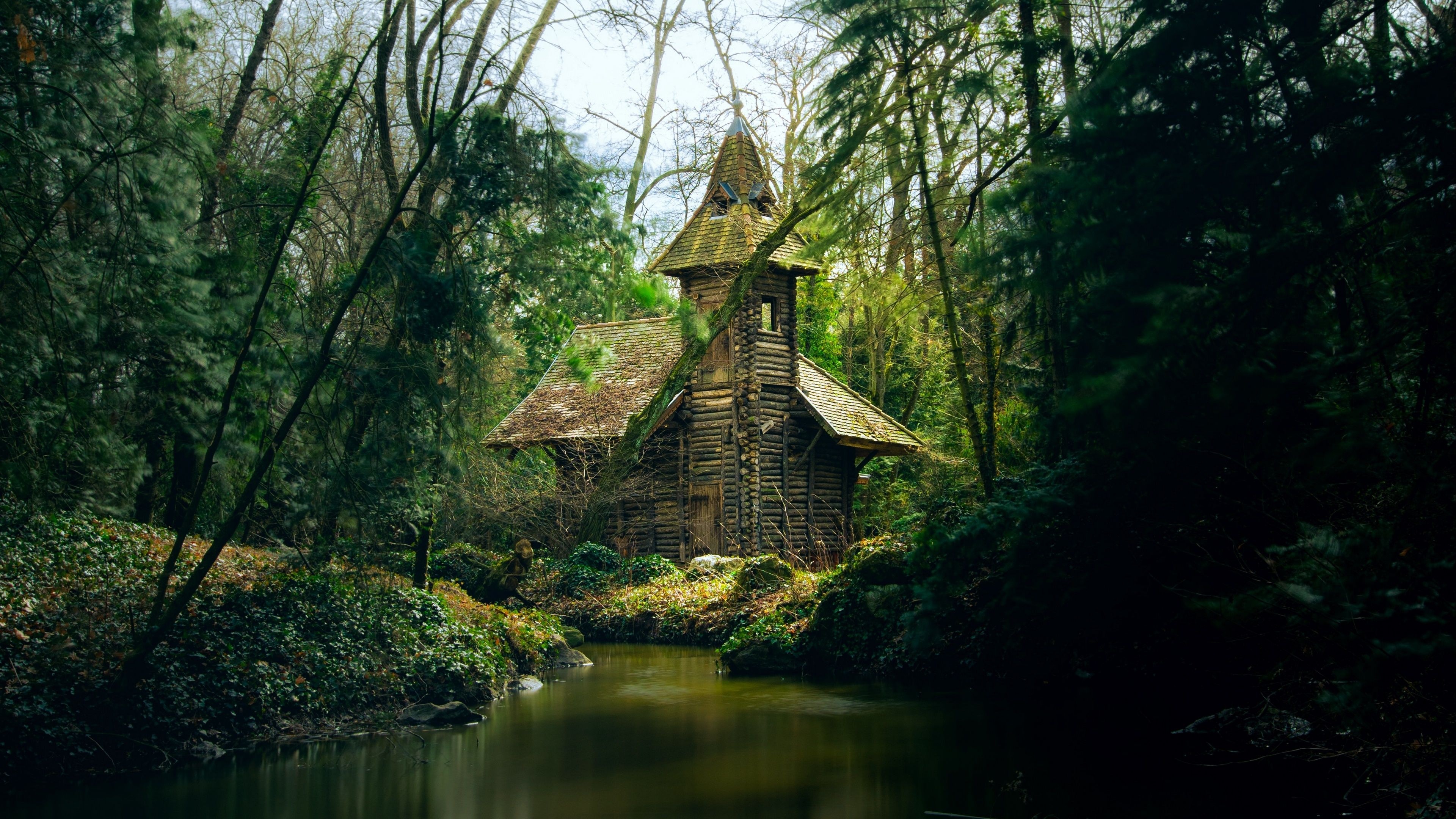 Forest Cabin Wallpapers - Top Free Forest Cabin Backgrounds 3840x2160
