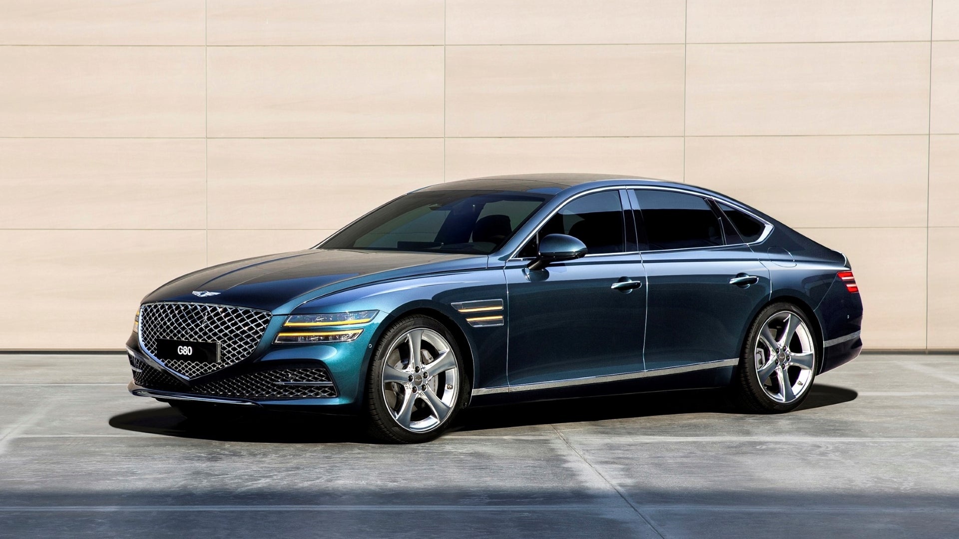 2021 Genesis G80, Machine learning, Stunning looks, Automotive innovation, 1920x1080 Full HD Desktop