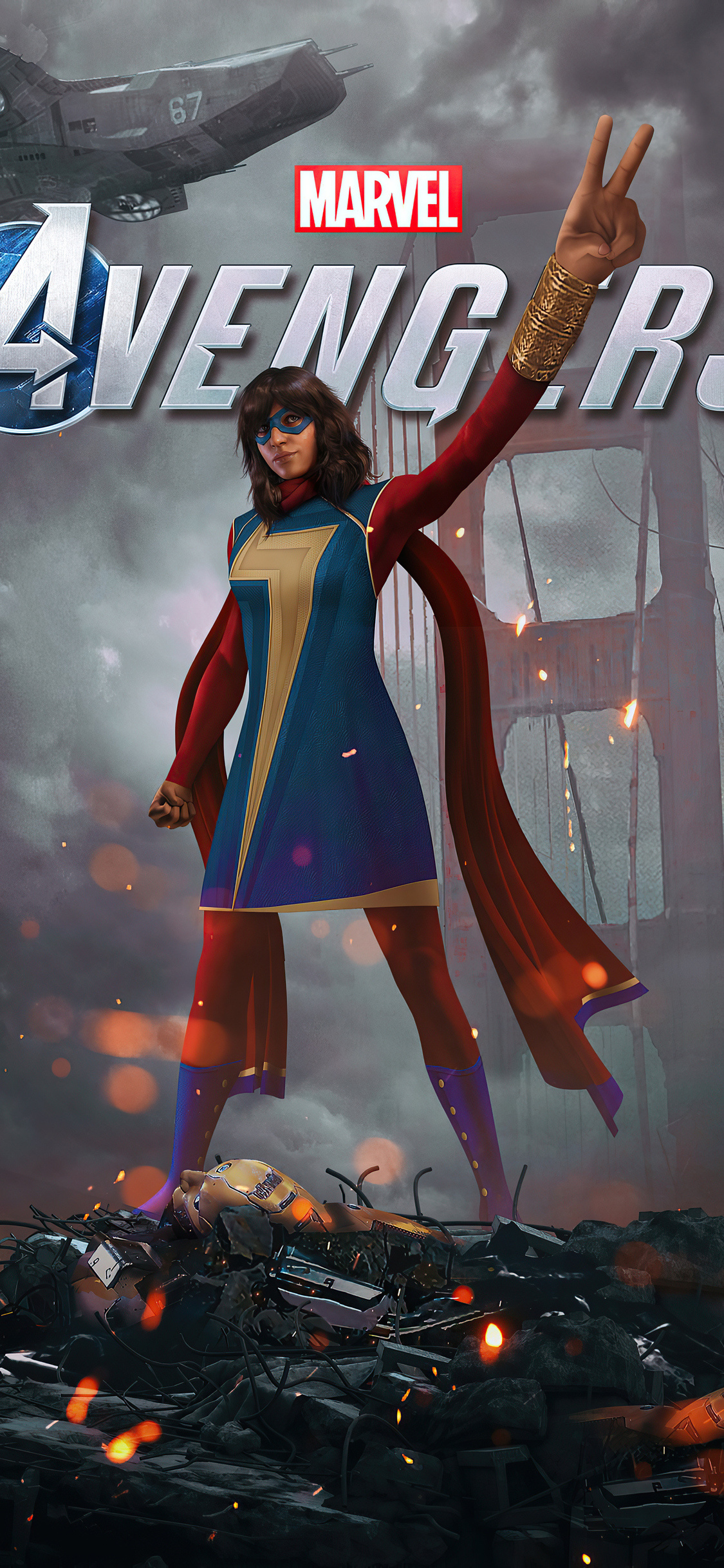 Avengers, Ms. Marvel (TV Series) Wallpaper, 1130x2440 HD Phone