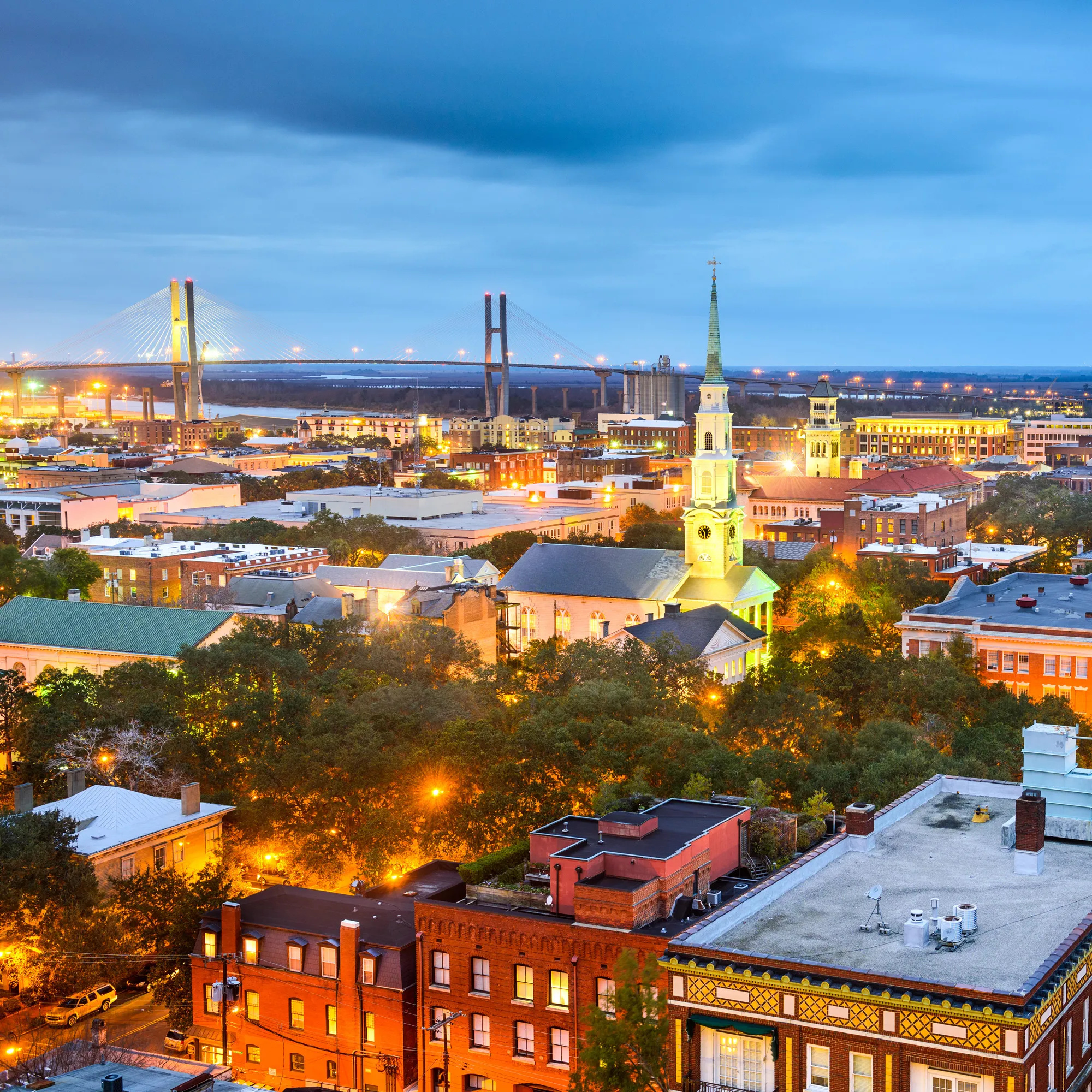 Savannah, Georgia, Trendy destination, Vogue, 2000x2000 HD Phone