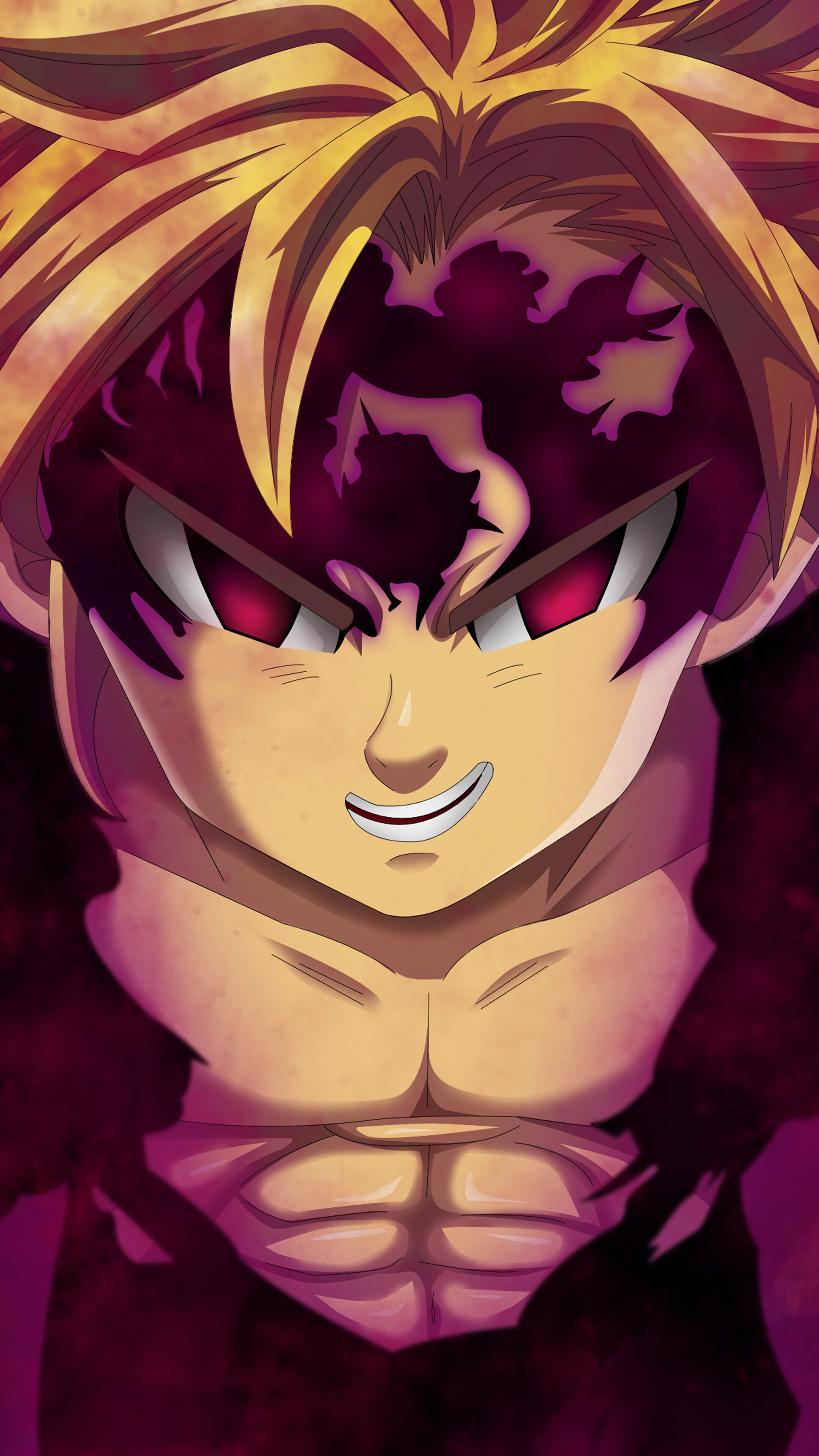 Meliodas, Assault mode wallpapers, Popular backgrounds, 2160x3840 4K Phone