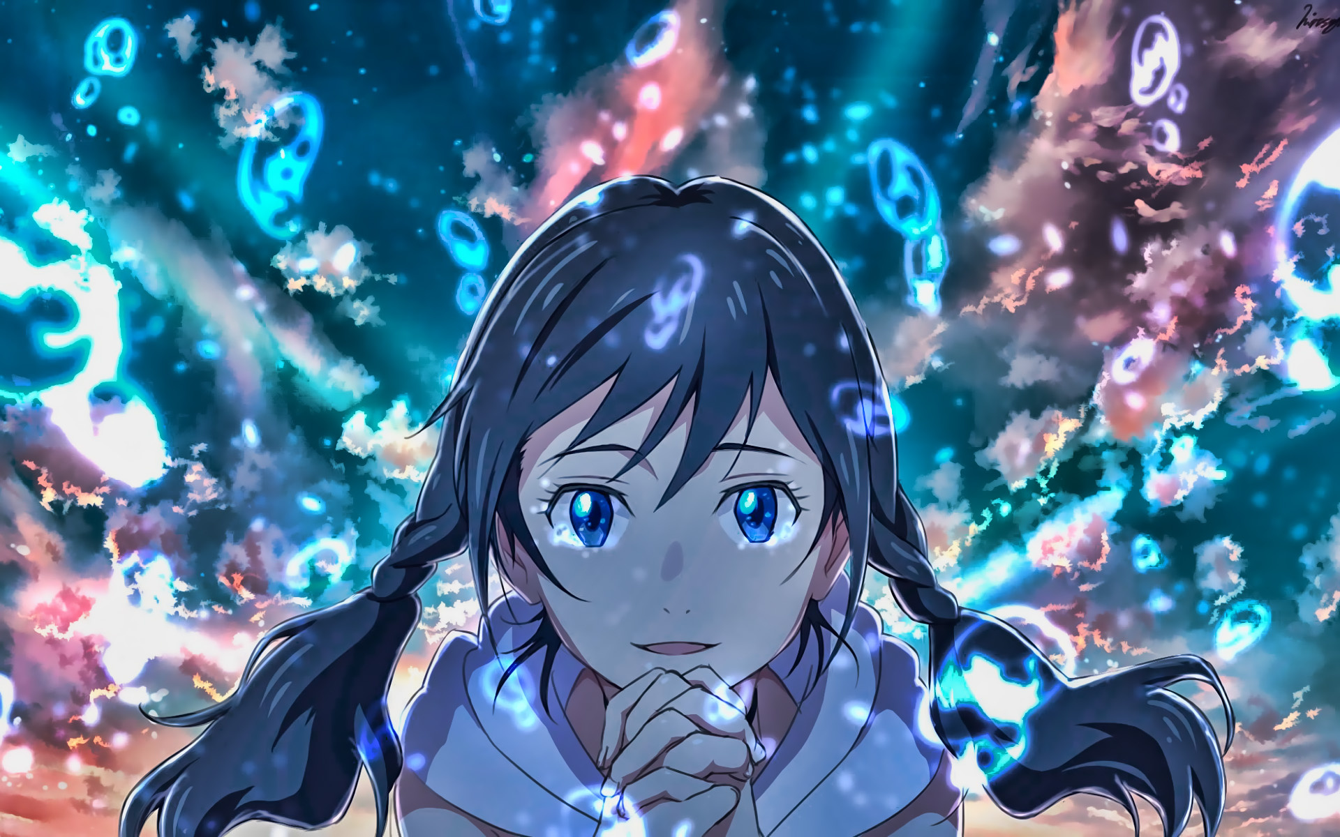 Hina Amano, Makoto Shinkai Wallpaper, 1920x1200 HD Desktop