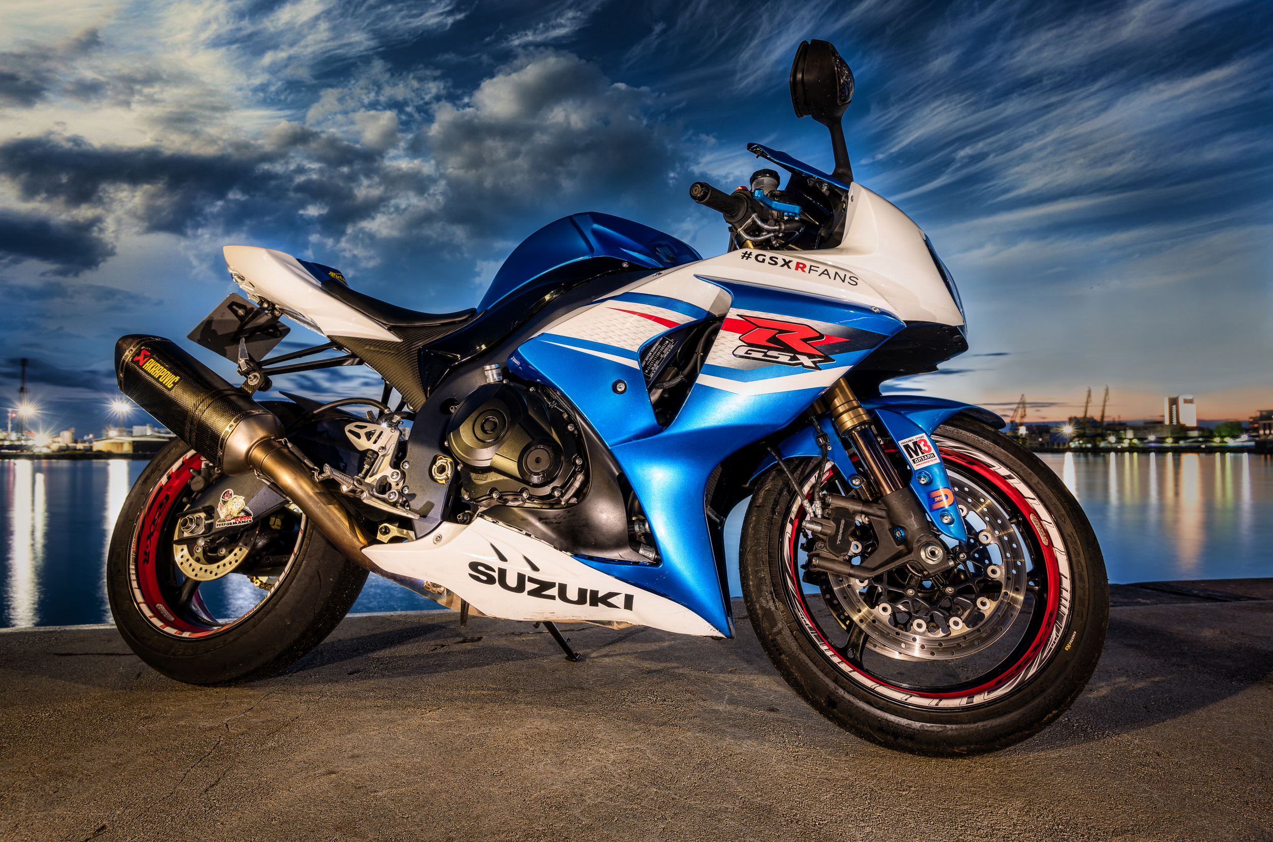 Suzuki GSX-R1000, Harbor by Vasil Nanev, 2500x1660 HD Desktop