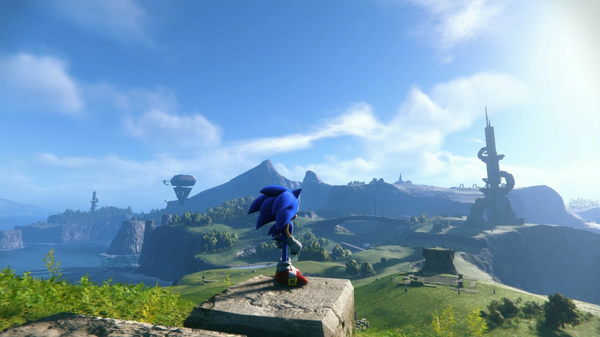 Sonic Frontiers, 4K Ultra HD, Exhilarating wallpapers, Gaming visuals, 1920x1080 Full HD Desktop