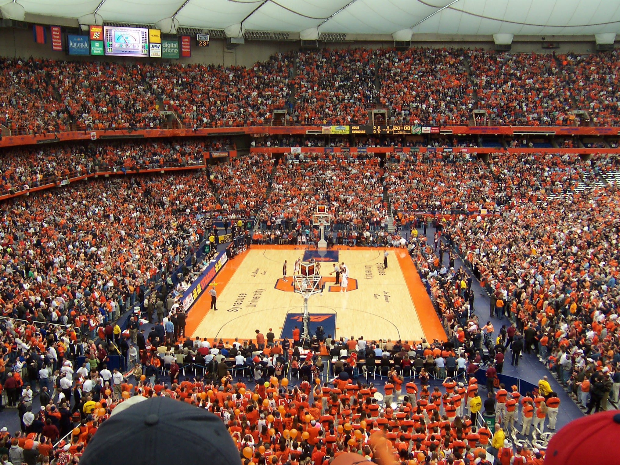 Syracuse Carrier Dome, Spacetime, Tablet, Orange Wallpaper, 2040x1530 HD Desktop