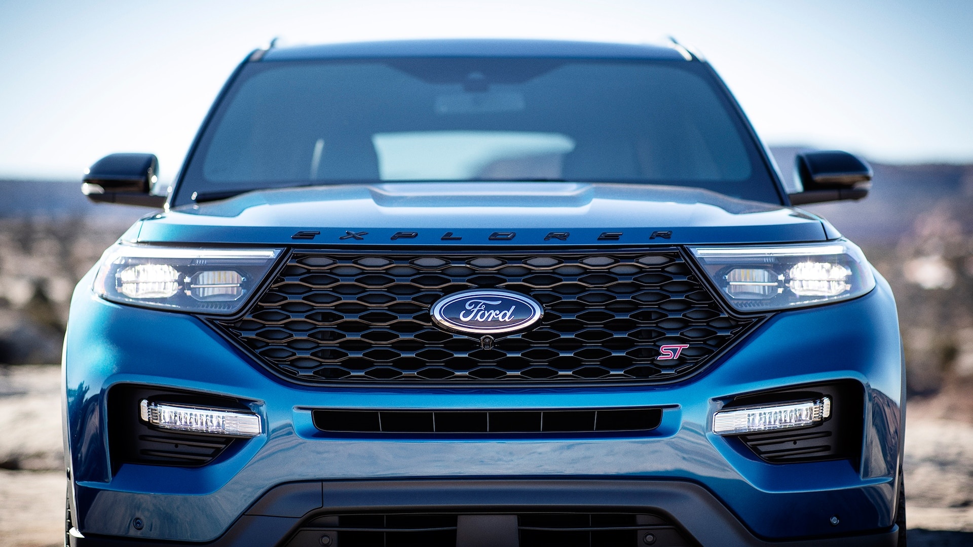 Ford Explorer, 2020 ST and Hybrid, Family-friendly SUV, New car release, 1920x1080 Full HD Desktop