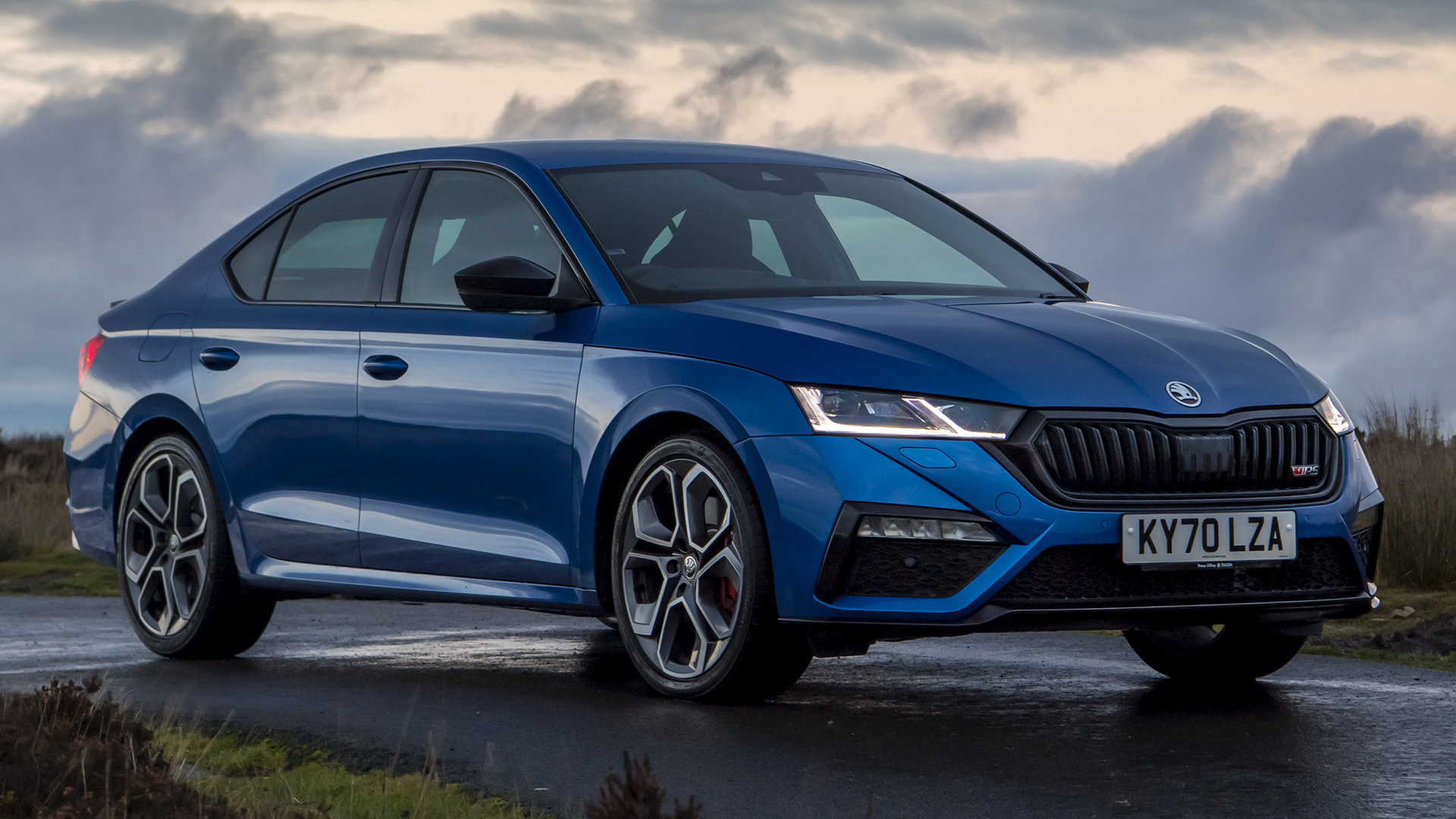 2020 Skoda Octavia vRS, UK wallpaper, Car pixel, 1920x1080 Full HD Desktop