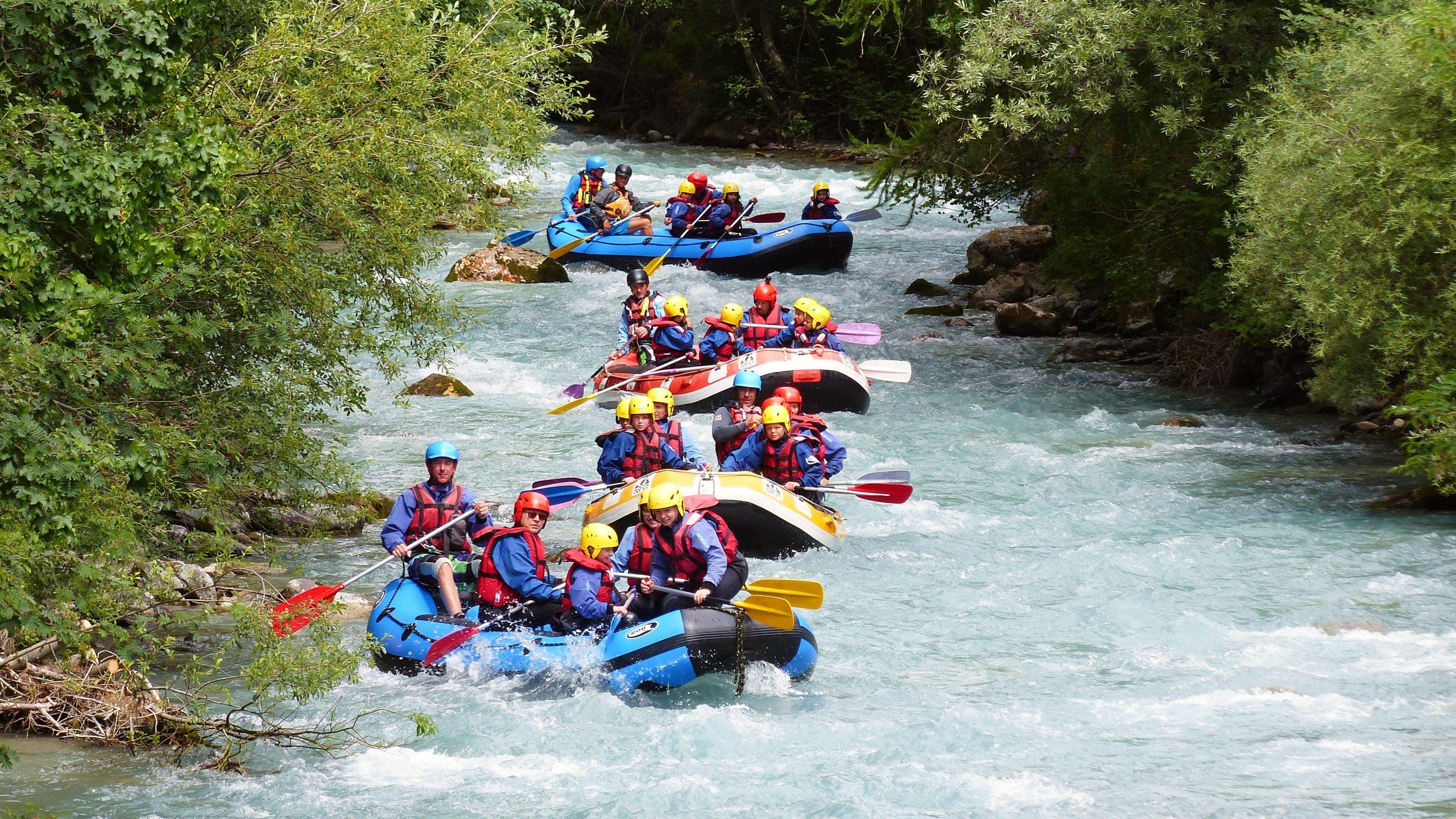 Breathtaking Brianon rafting, Ecrins National Park, Thrilling adventure, Checkyeti, 3840x2160 4K Desktop